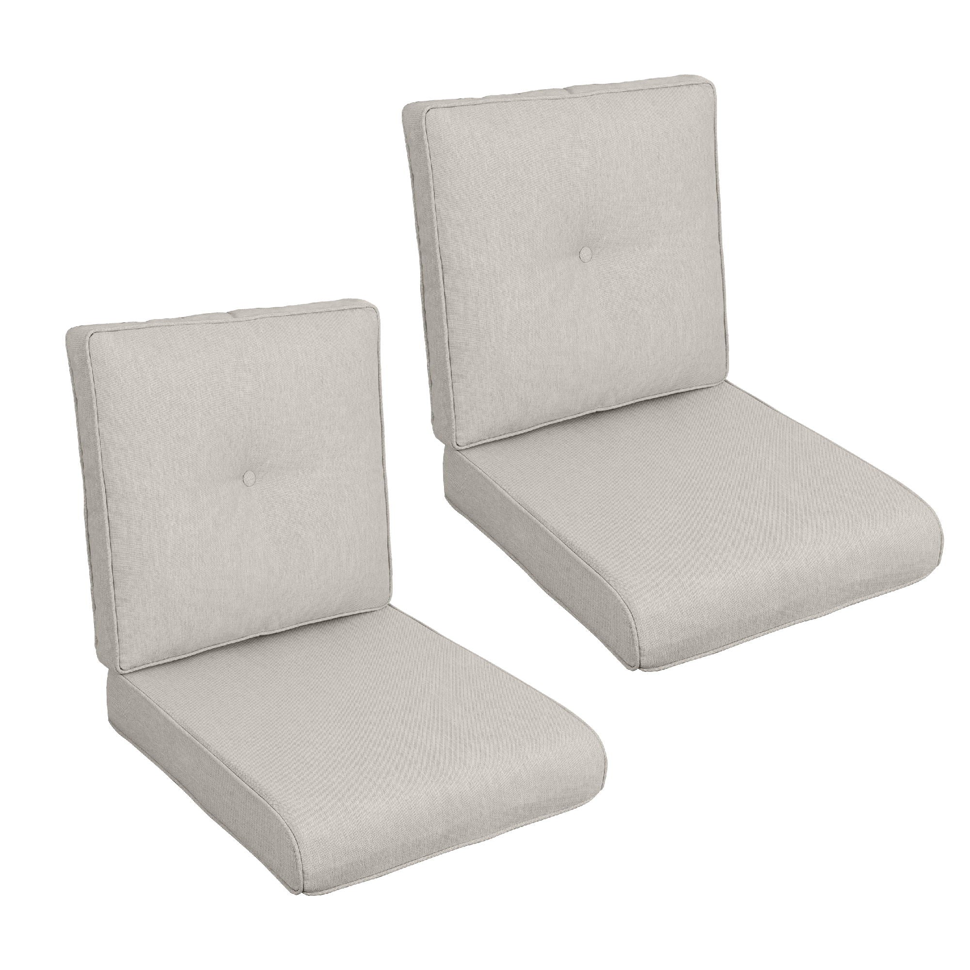 High Back Patio Chair Cushions For Garden (Set of 2) - Image 2