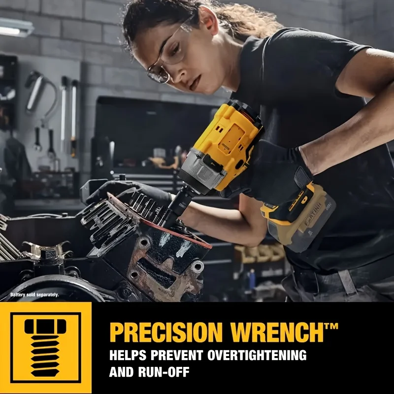 High-power 3600 RPM Impact Wrench, 430N.m - Battery-powered, Wireless Design, Suitable For Automotive And Home Use - Image 3