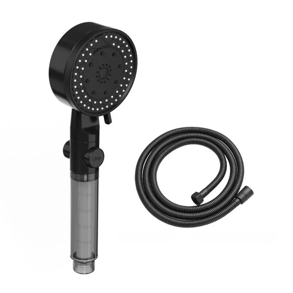 High Pressure Water Saving Shower Head Handheld with 10 Spray Modes Filter Nozzle - Image 9