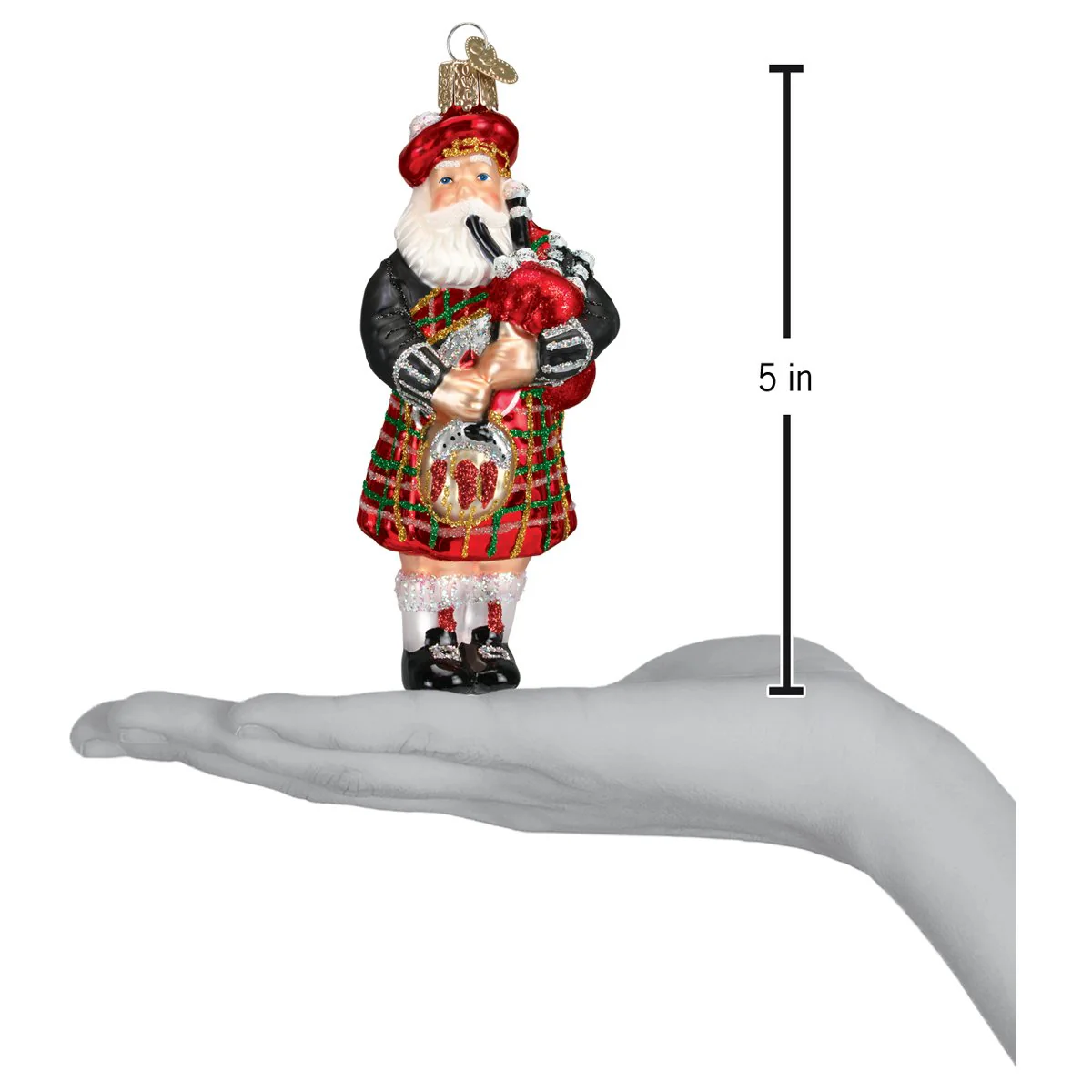 Highland Santa Ornament - Image 4