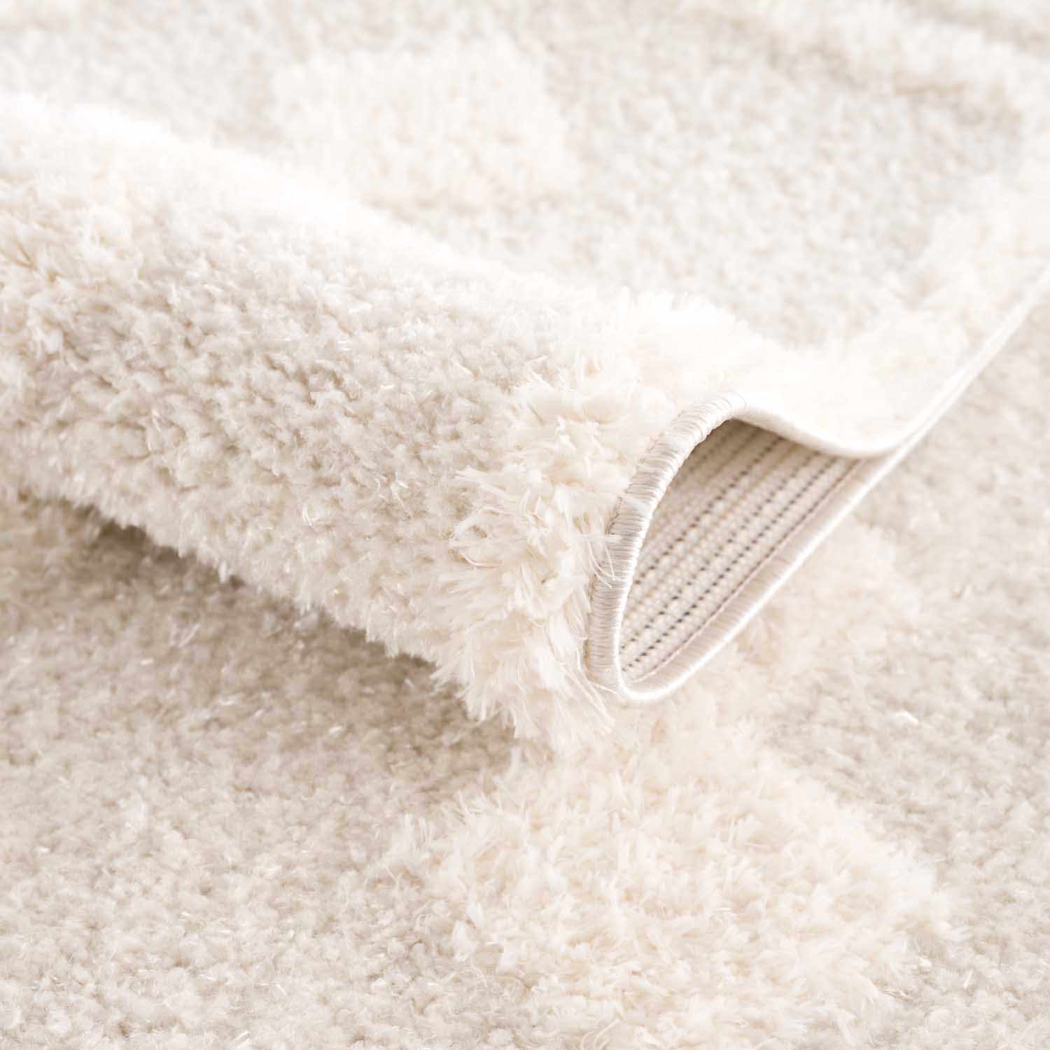 Hija Cream High-Low Area Rug - Image 5