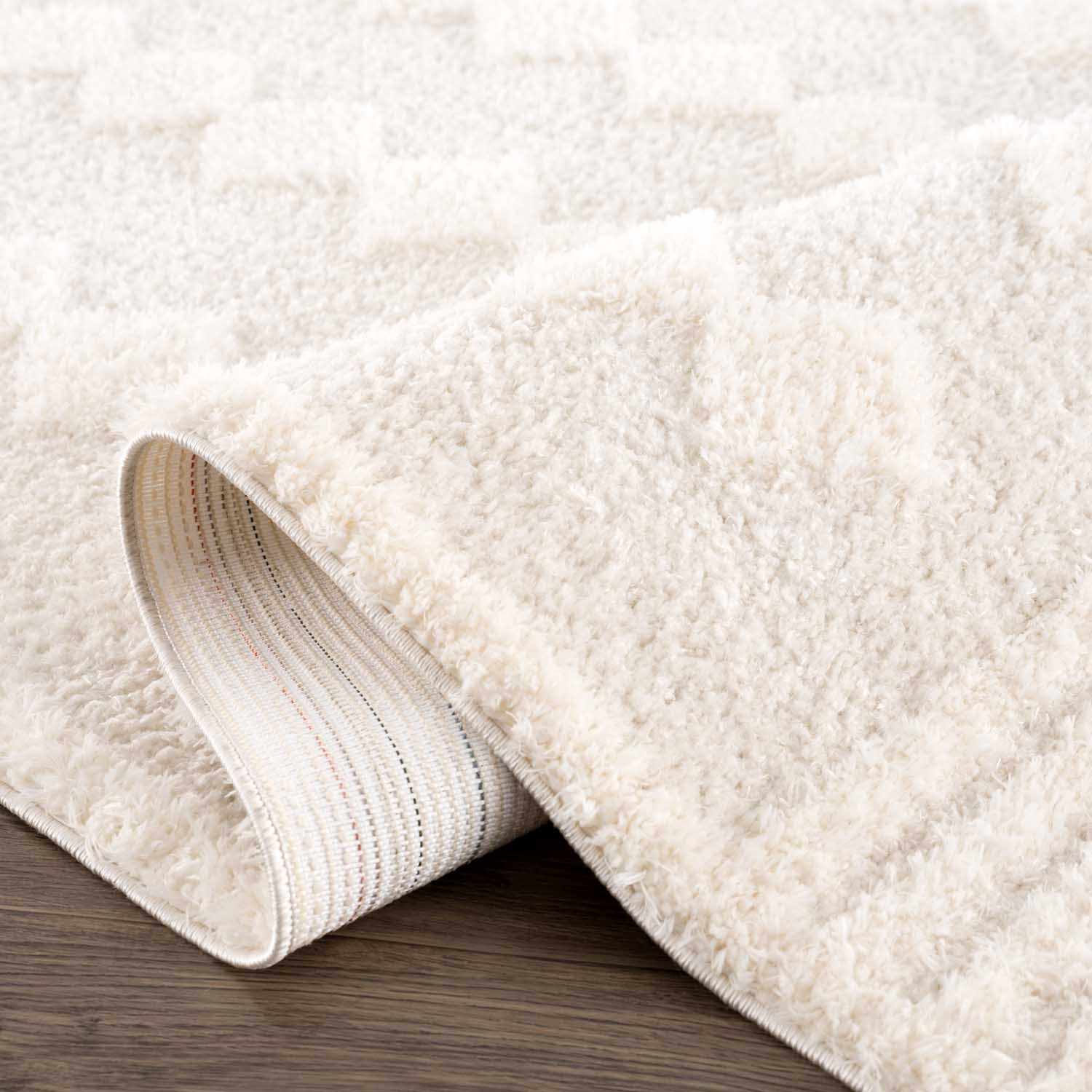 Hija Cream High-Low Area Rug - Image 6