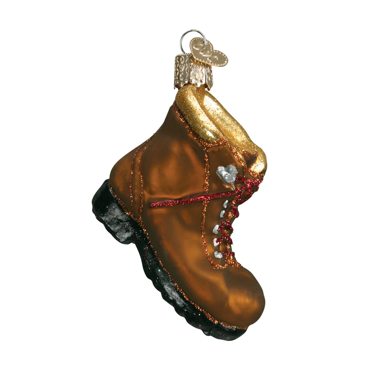 Hiking Boot Glass Ornament - Image 3