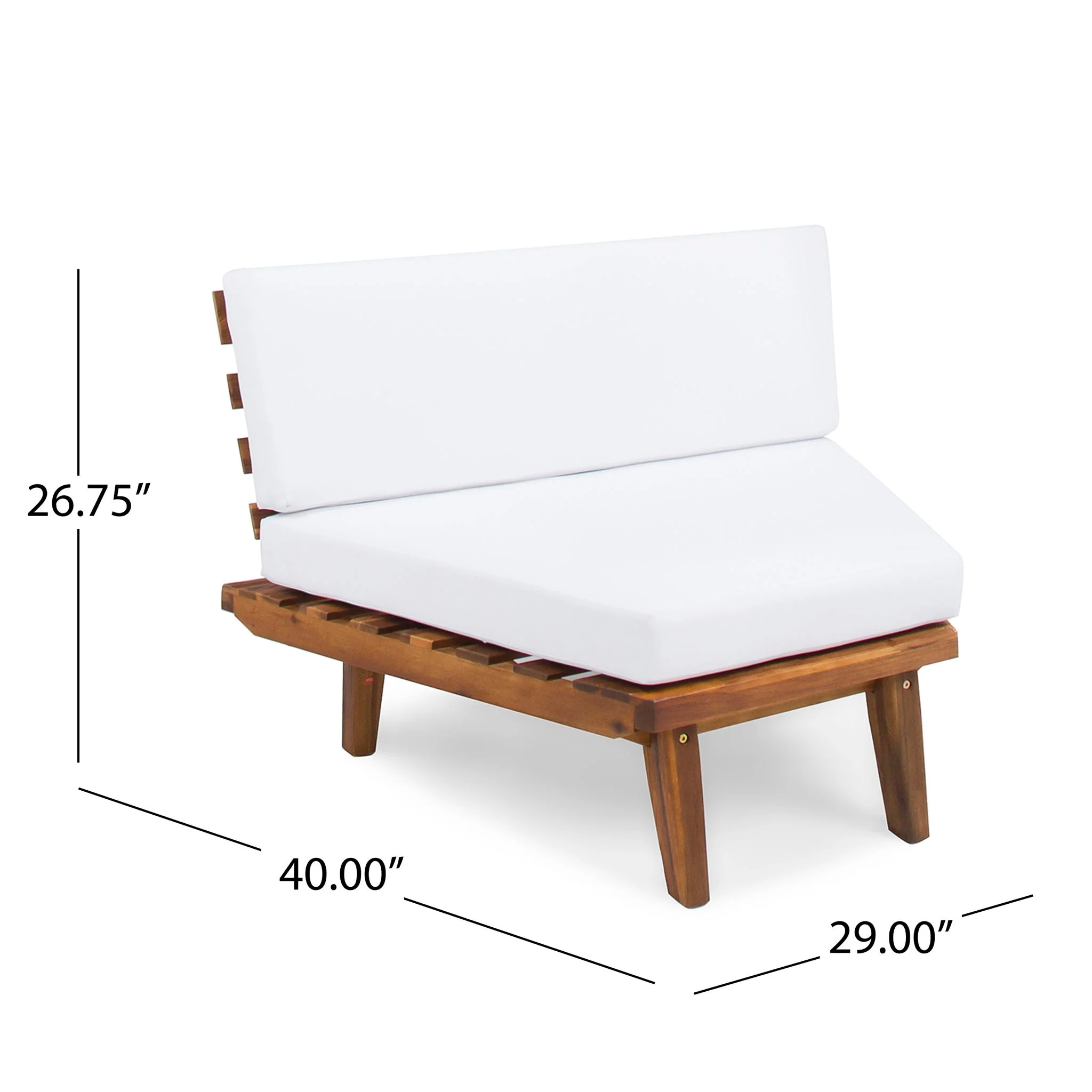 Hillcrest 2 Piece Outdoor Set Sofa Corner and Table - Image 2
