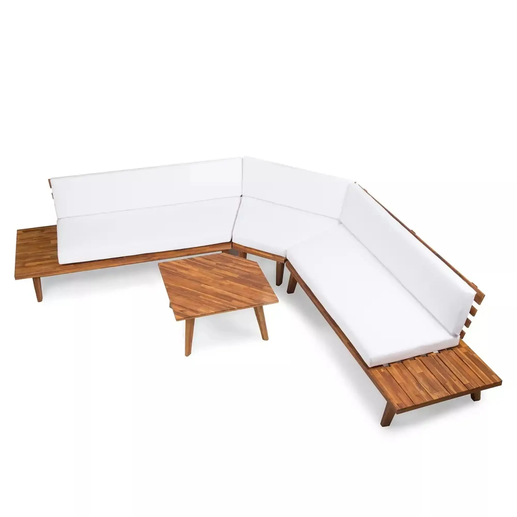 Hillcrest - V Shaped 4 Piece Sofa Set, Water Resistant - Image 2