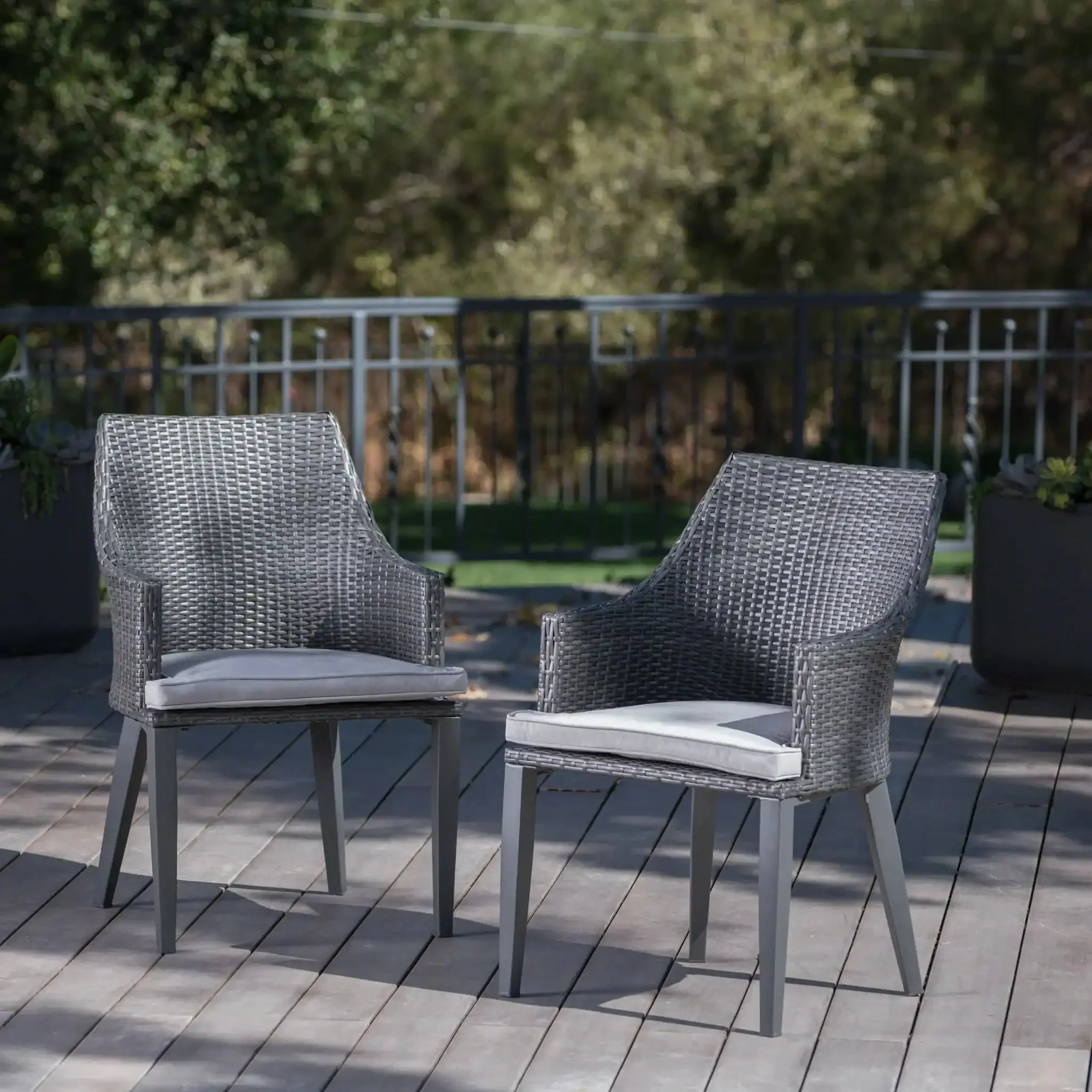 Hillhurst - Outdoor Chair Comfortable, Weather Resistant Cushion (Set of 2) - Image 5