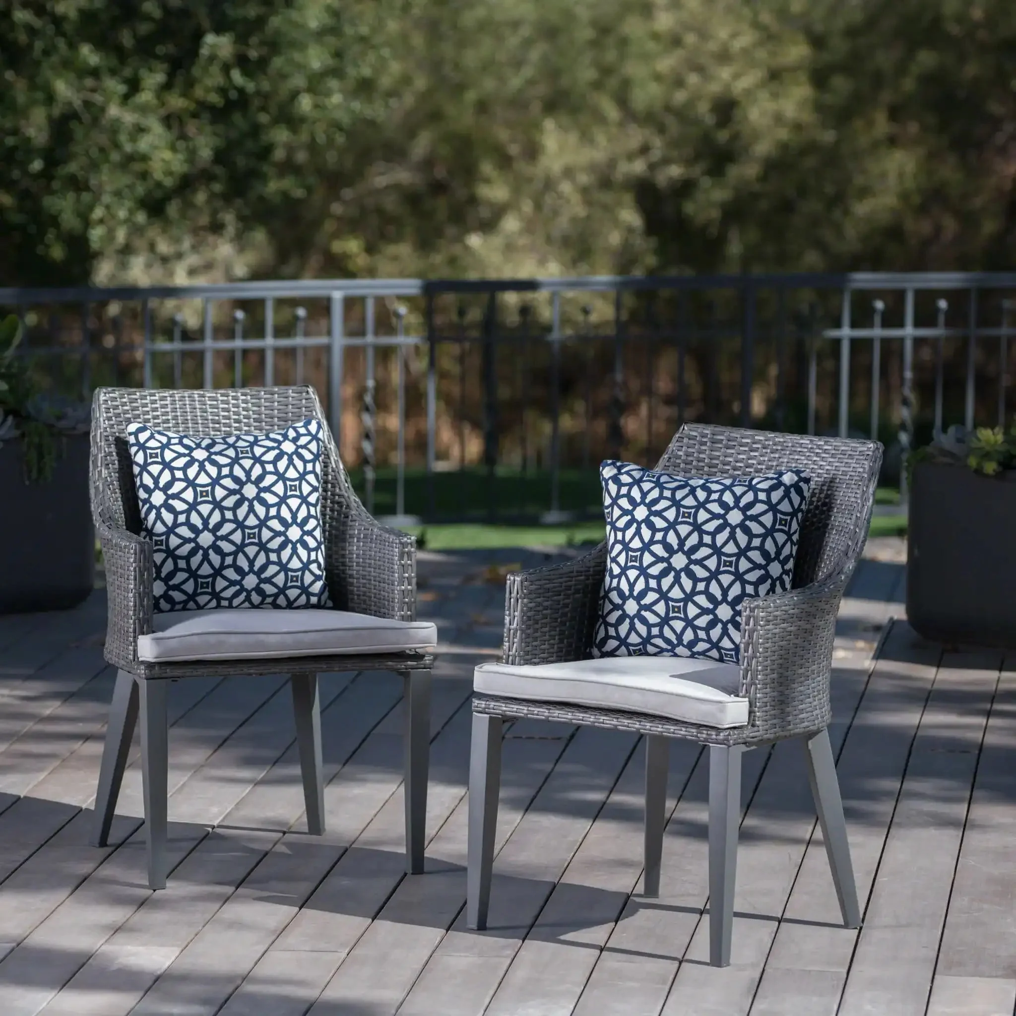Hillhurst - Outdoor Chair Comfortable, Weather Resistant Cushion (Set of 2) - Image 6