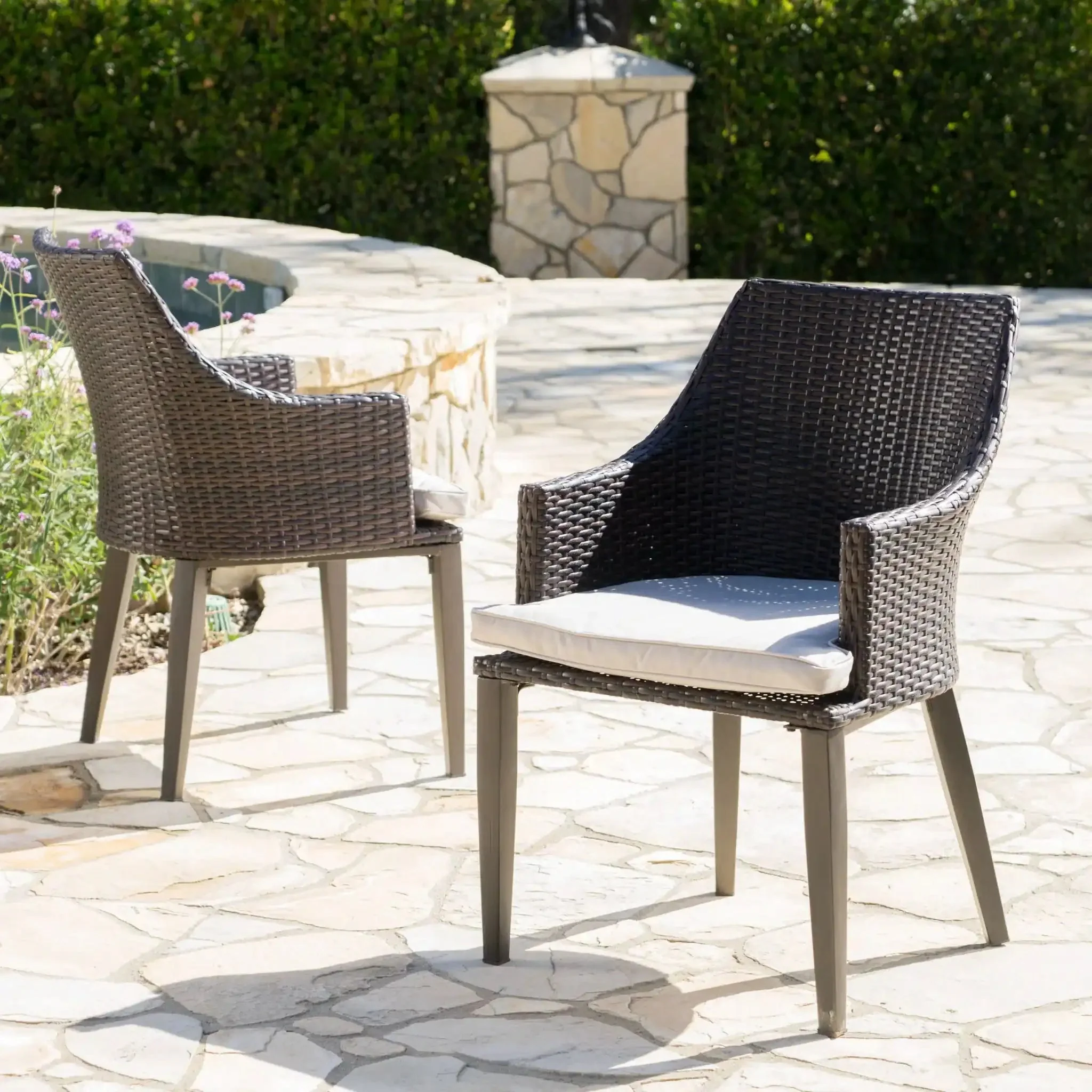 Hillhurst - Outdoor Chair Comfortable, Weather Resistant Cushion (Set of 2) - Image 7