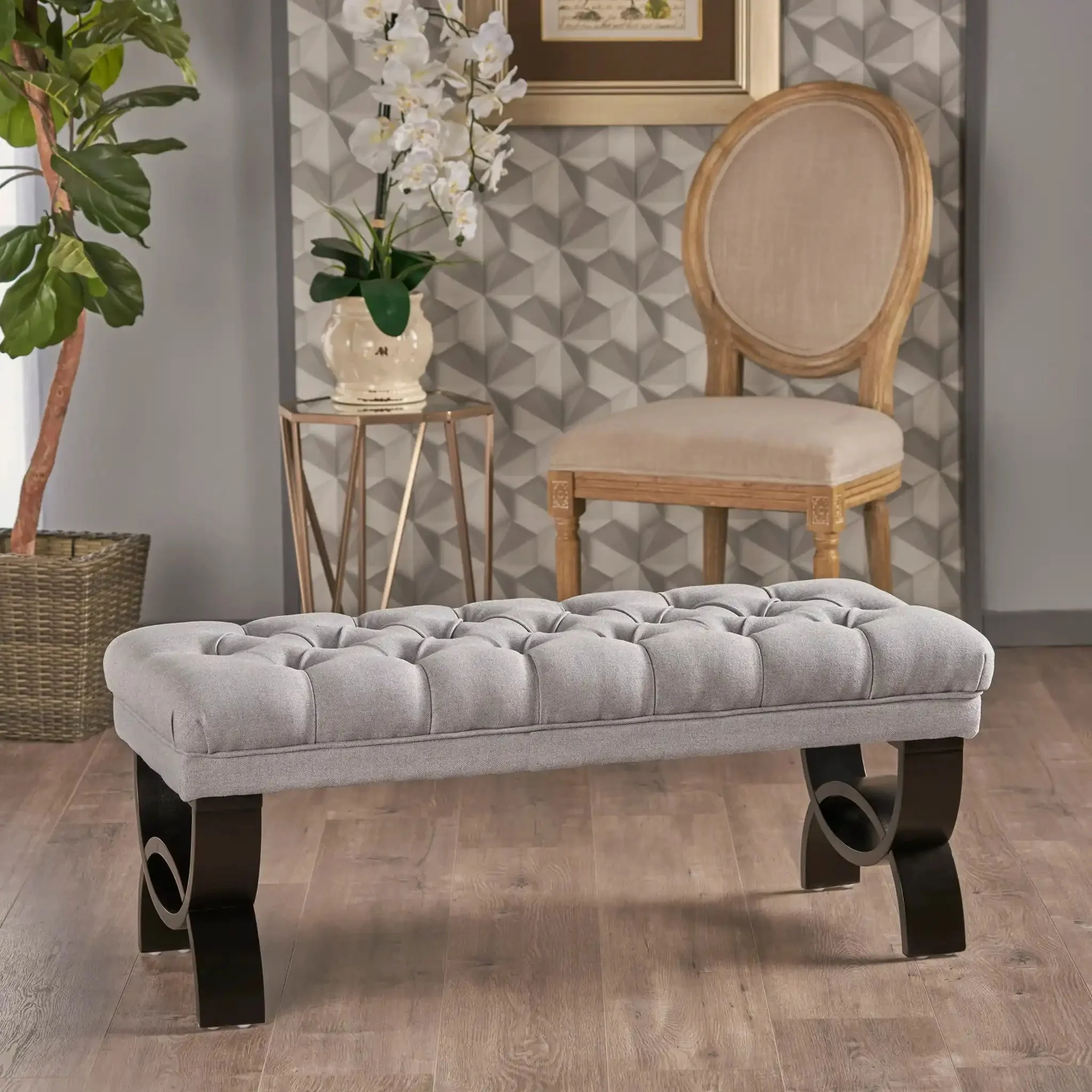 Hilton - Ottoman Bench Classic Style - Image 4