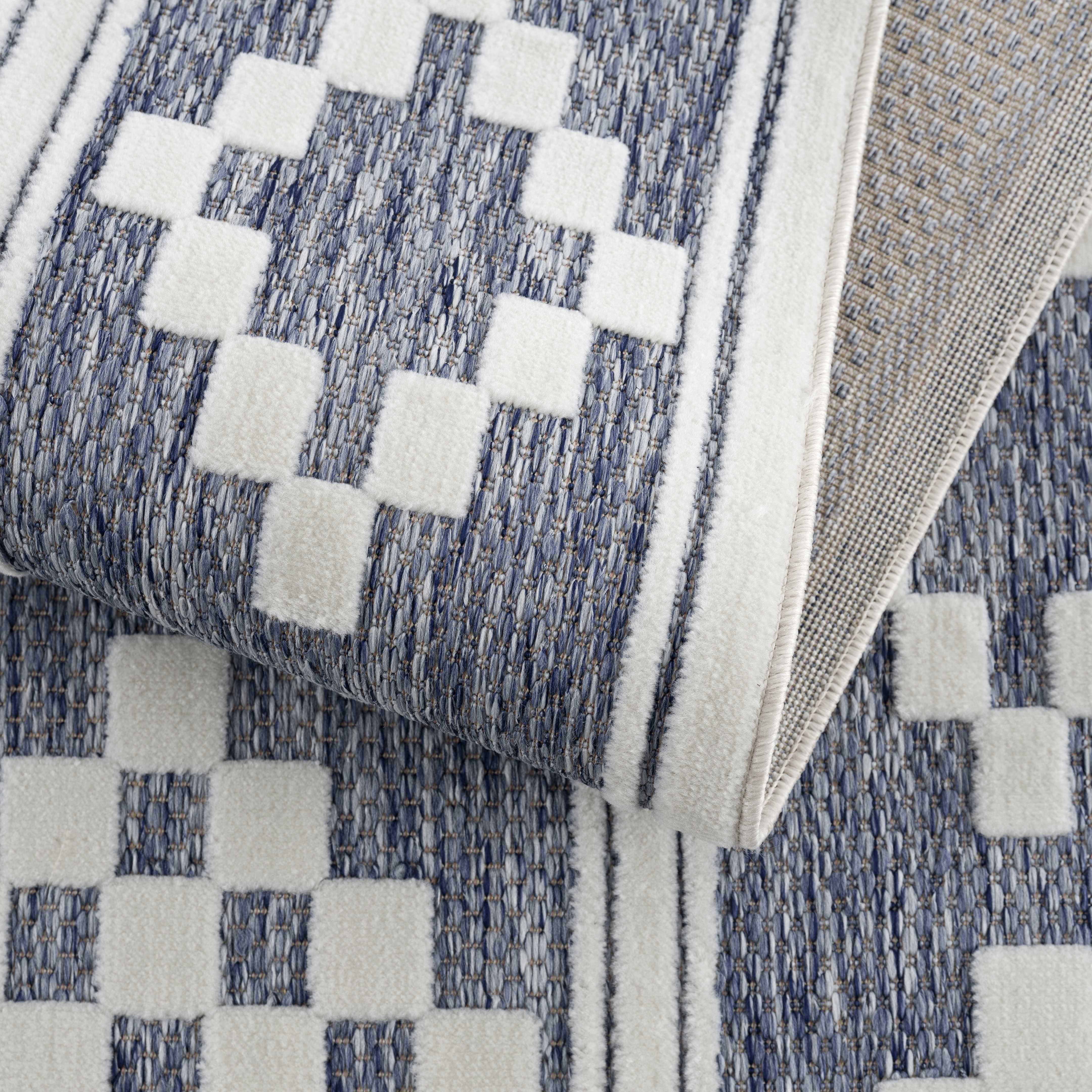 Hiro Blue Outdoor Rug - Clearance - Image 11