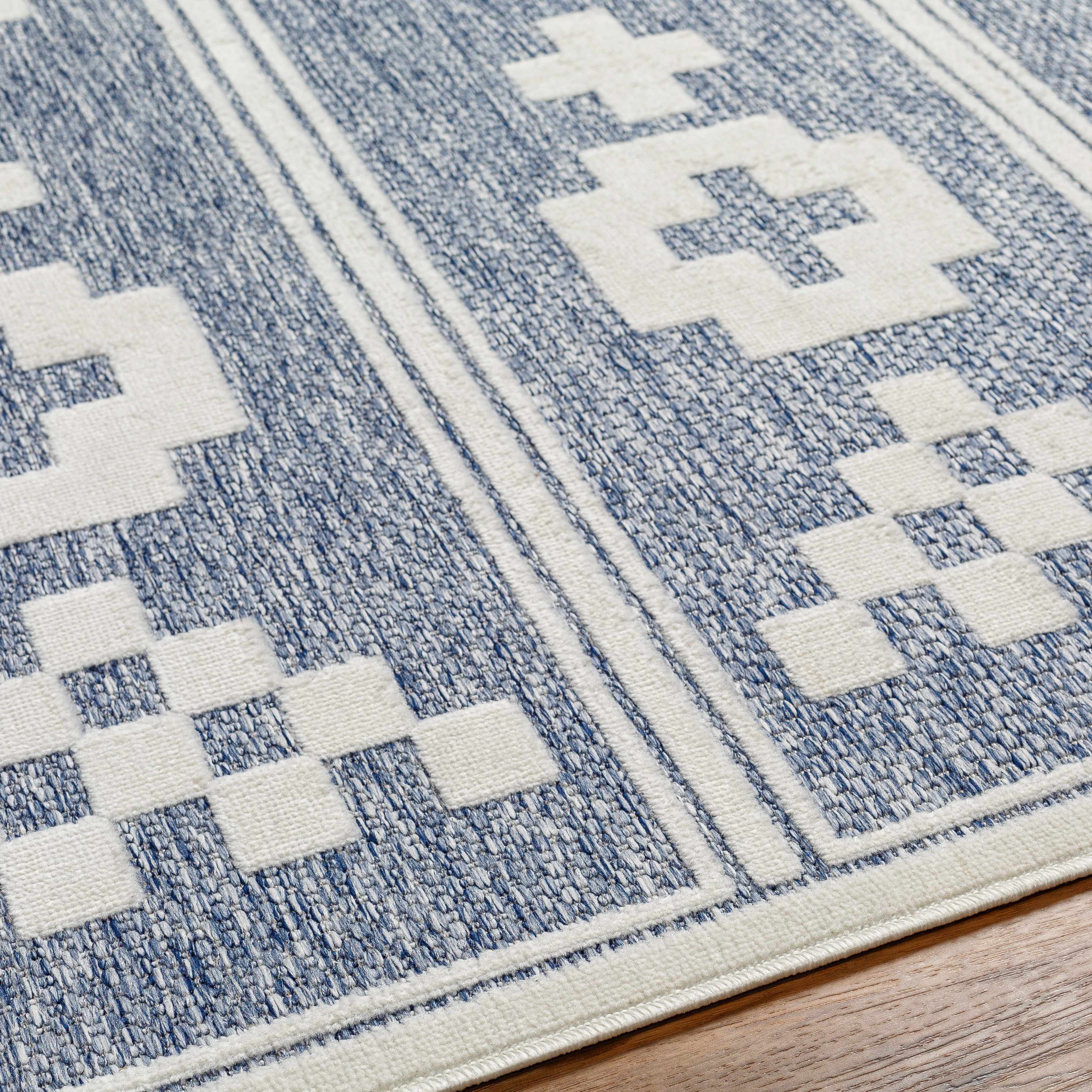 Hiro Blue Outdoor Rug - Clearance - Image 15