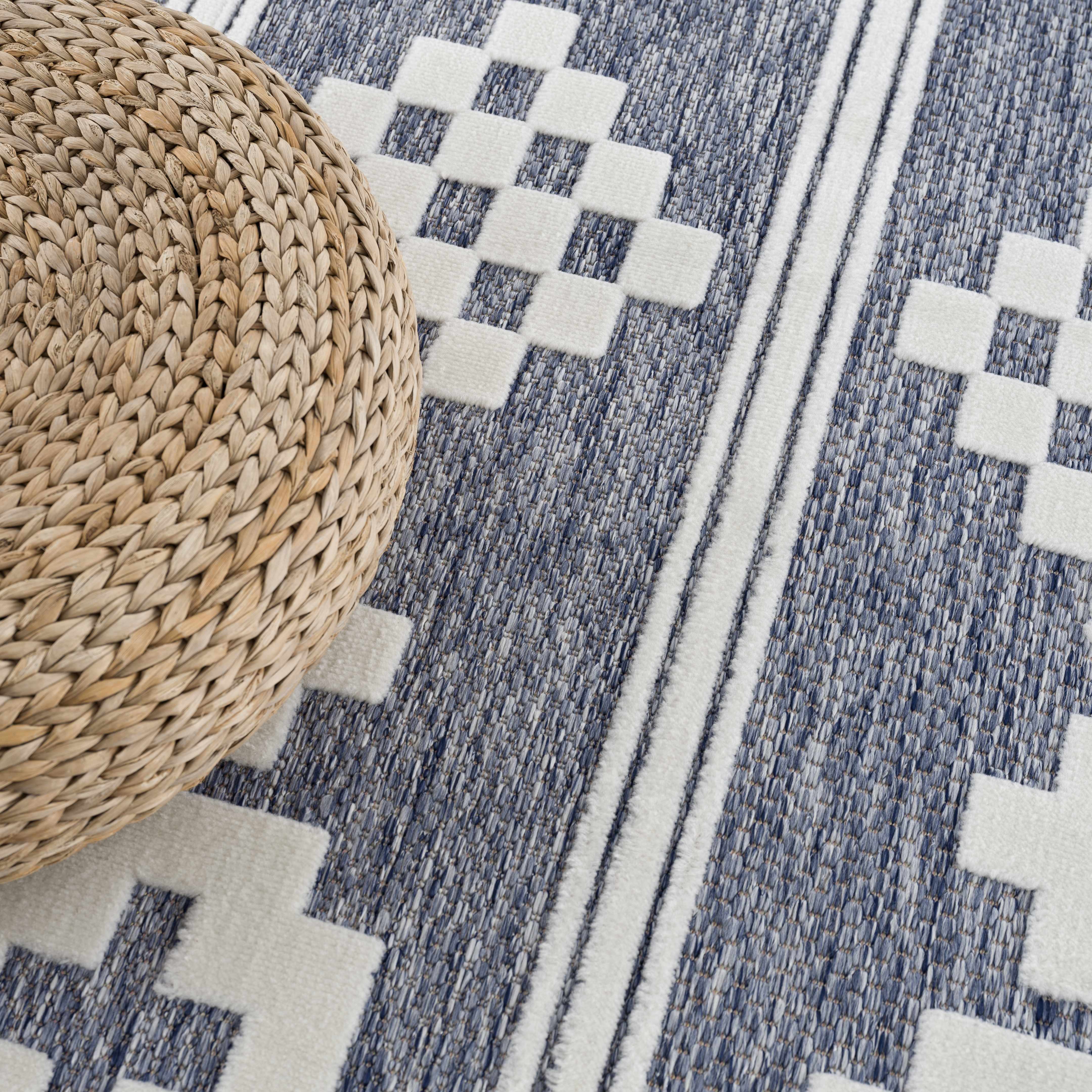 Hiro Blue Outdoor Rug - Clearance - Image 17