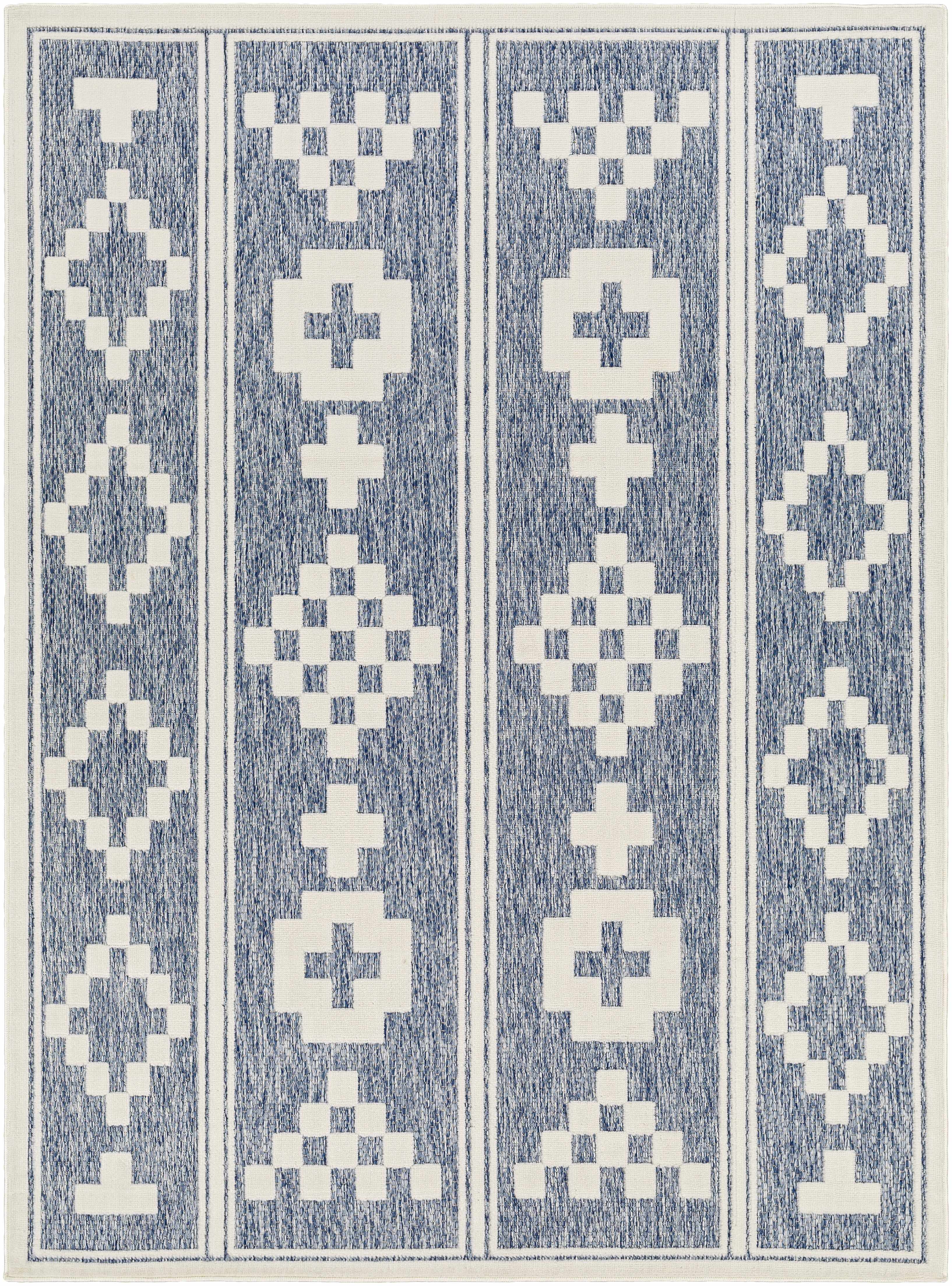 Hiro Blue Outdoor Rug - Clearance - Image 2