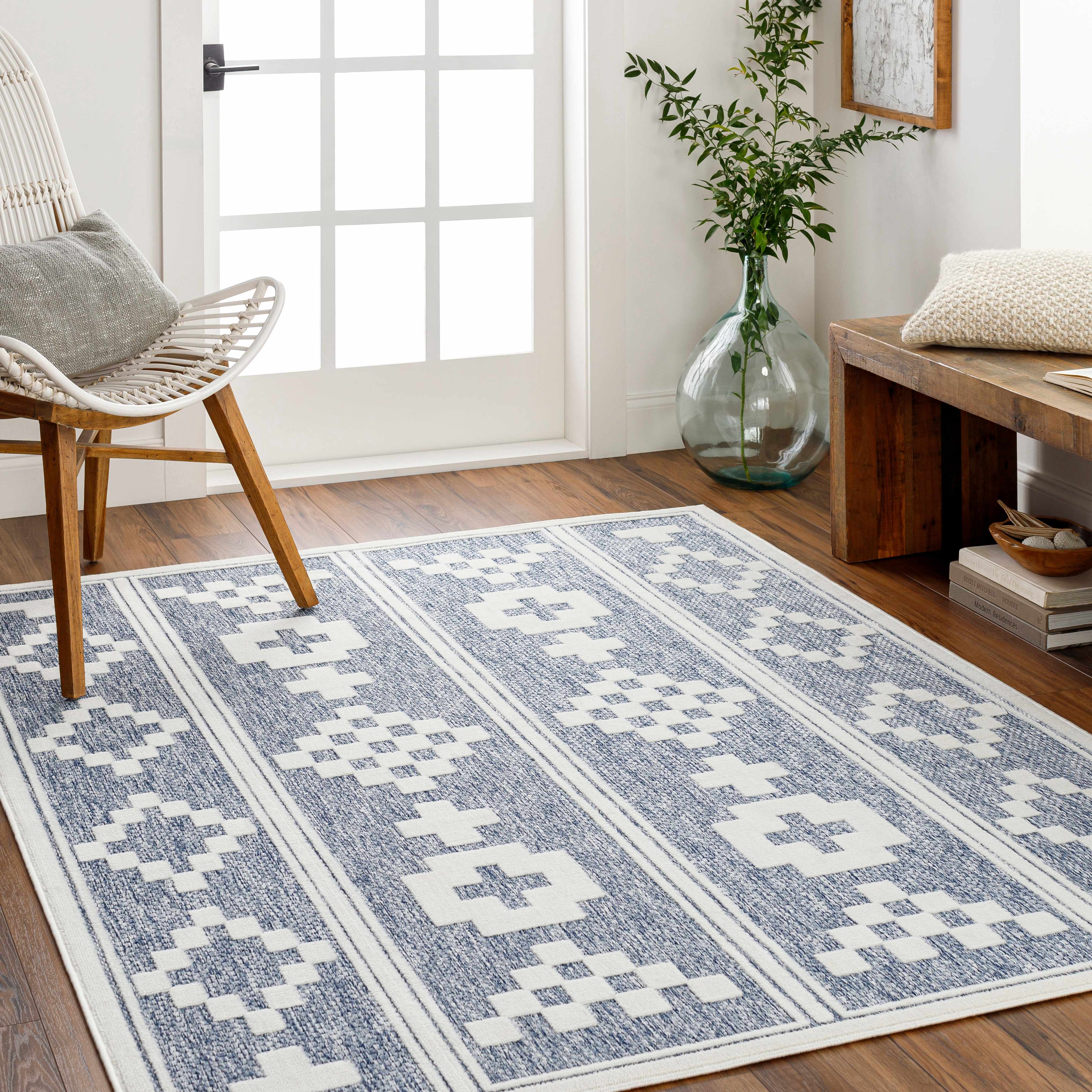 Hiro Blue Outdoor Rug - Clearance - Image 20