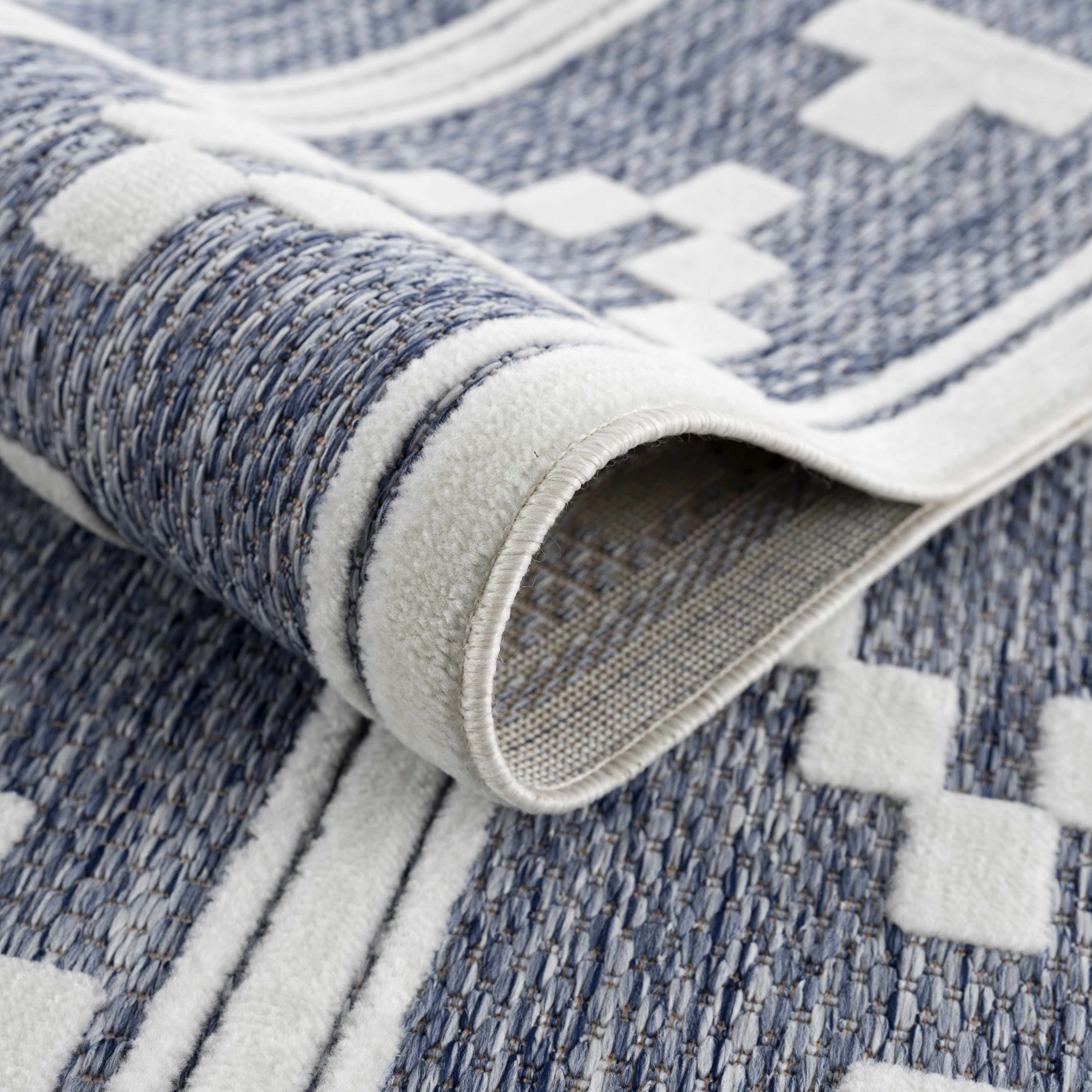 Hiro Blue Outdoor Rug - Clearance - Image 9