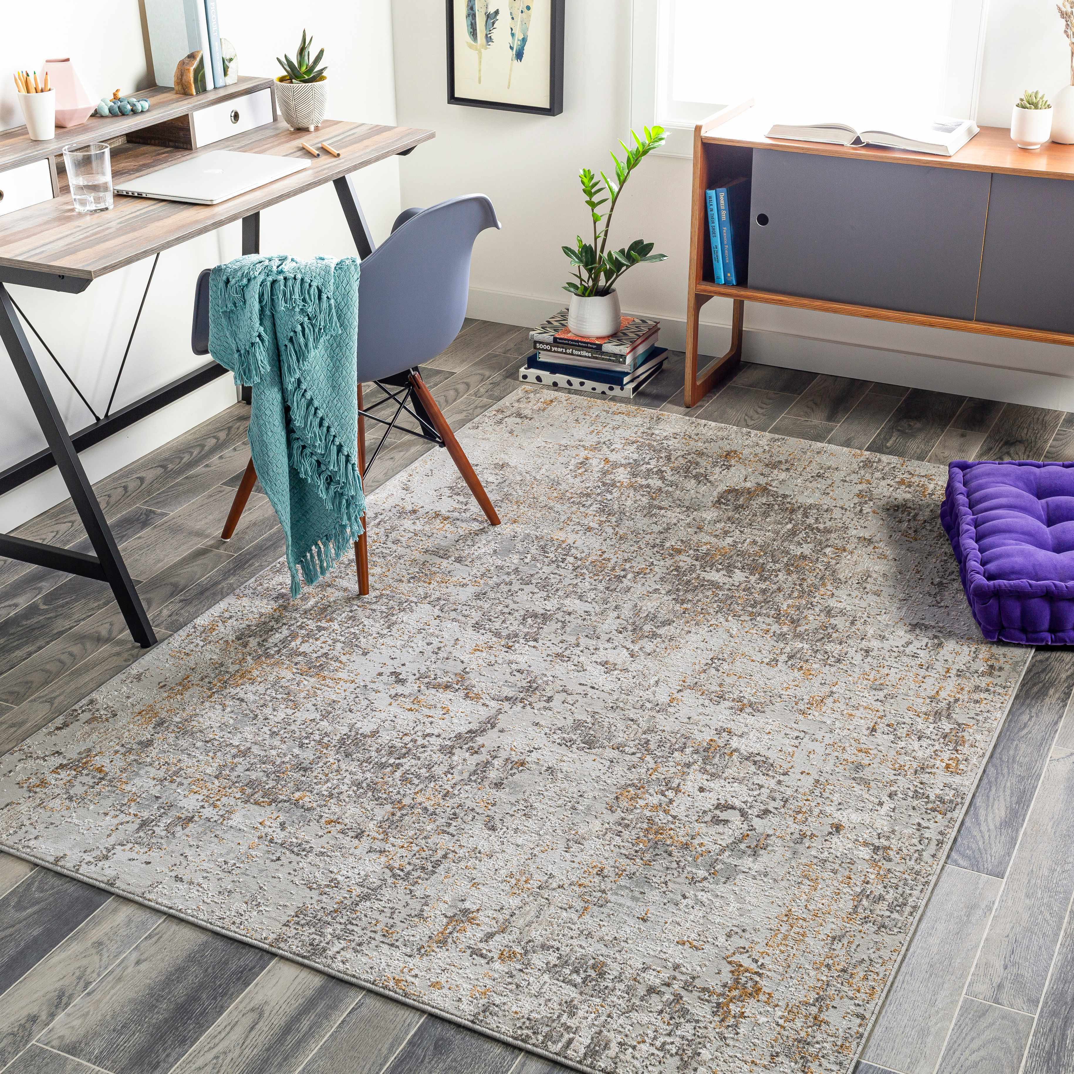 Hirwaun Textured Luxe Area Rug - Image 2