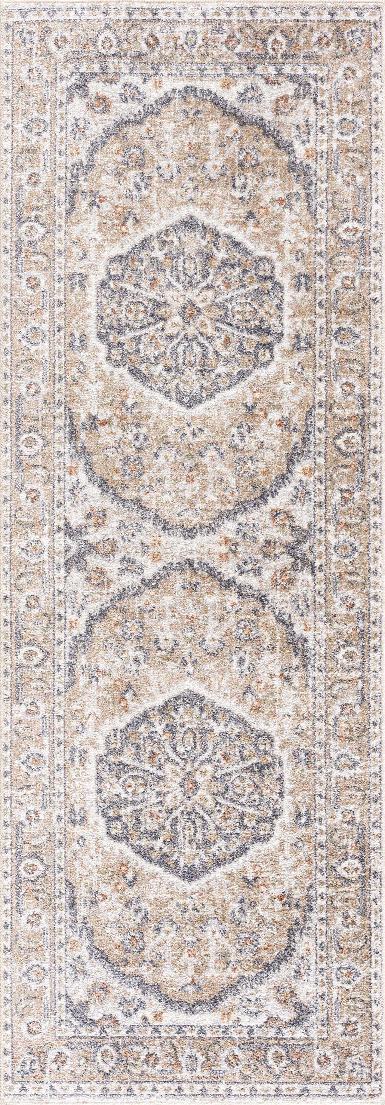 Hiti Beige Flat Pile Washable Rug - Image 11