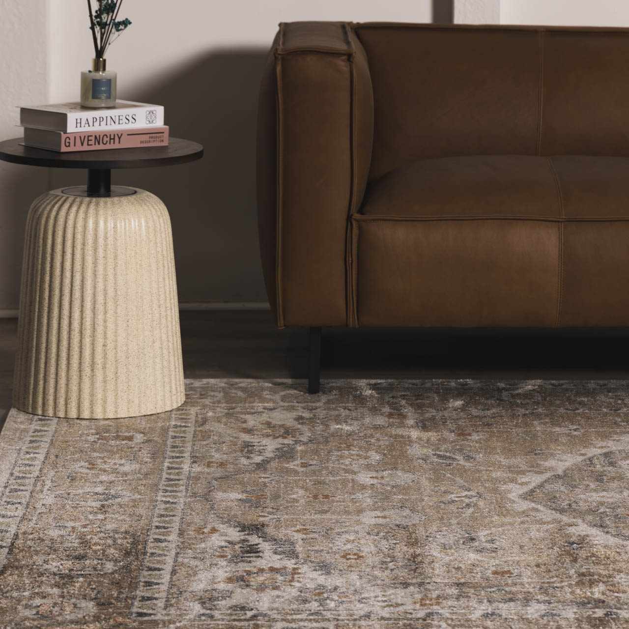 Hiti Beige Flat Pile Washable Rug - Image 15