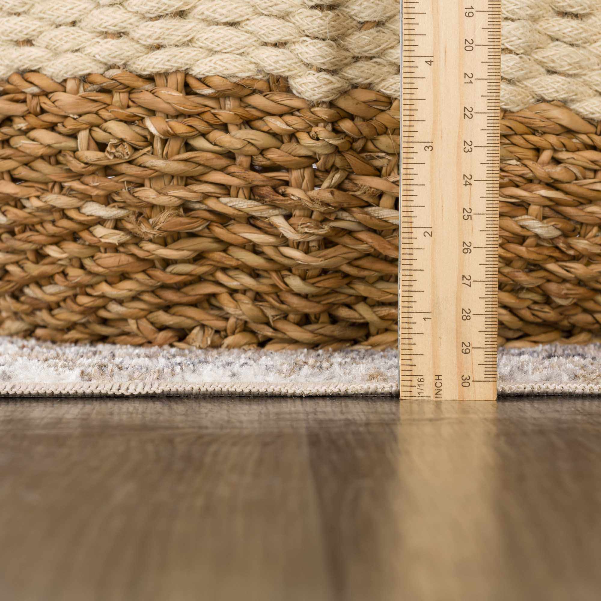 Hiti Beige Flat Pile Washable Rug - Image 16