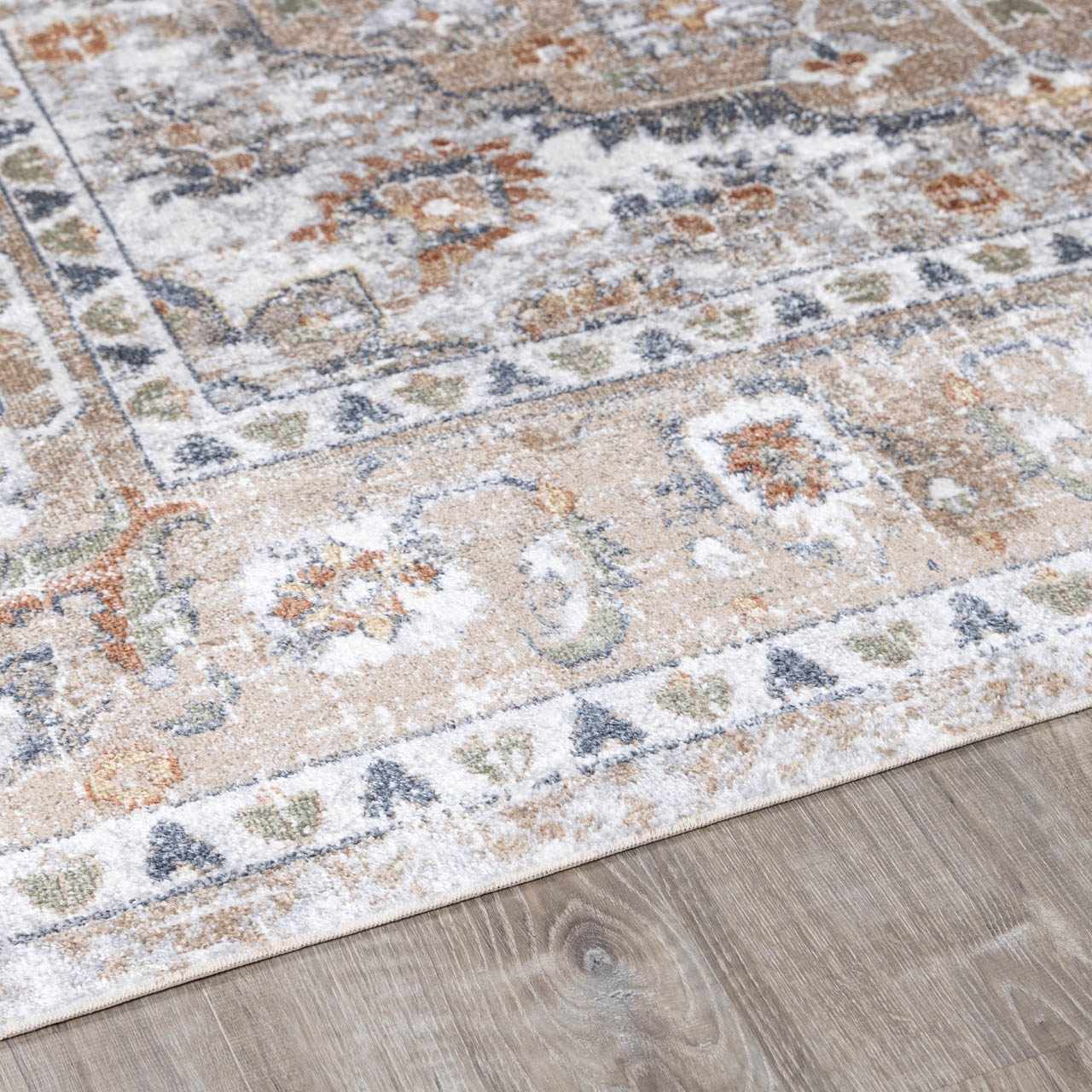 Hiti Beige Flat Pile Washable Rug - Image 17