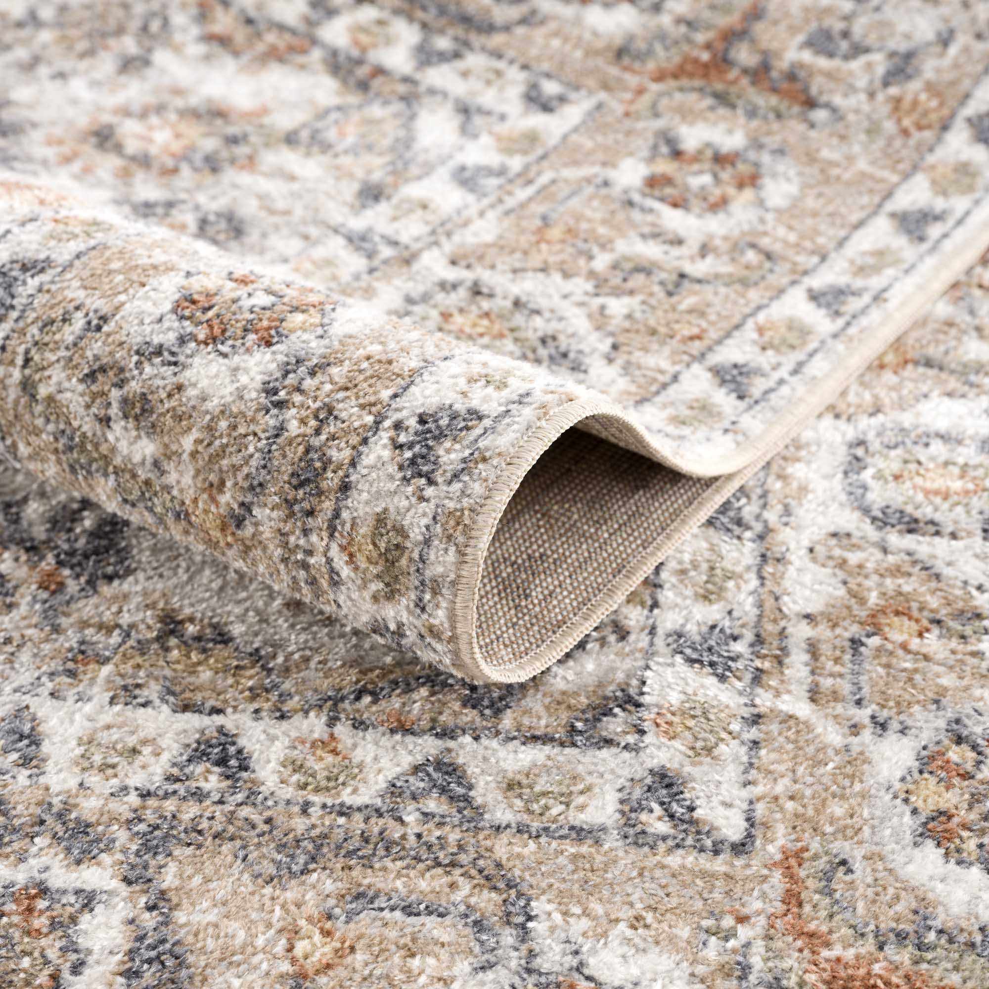 Hiti Beige Flat Pile Washable Rug - Image 8