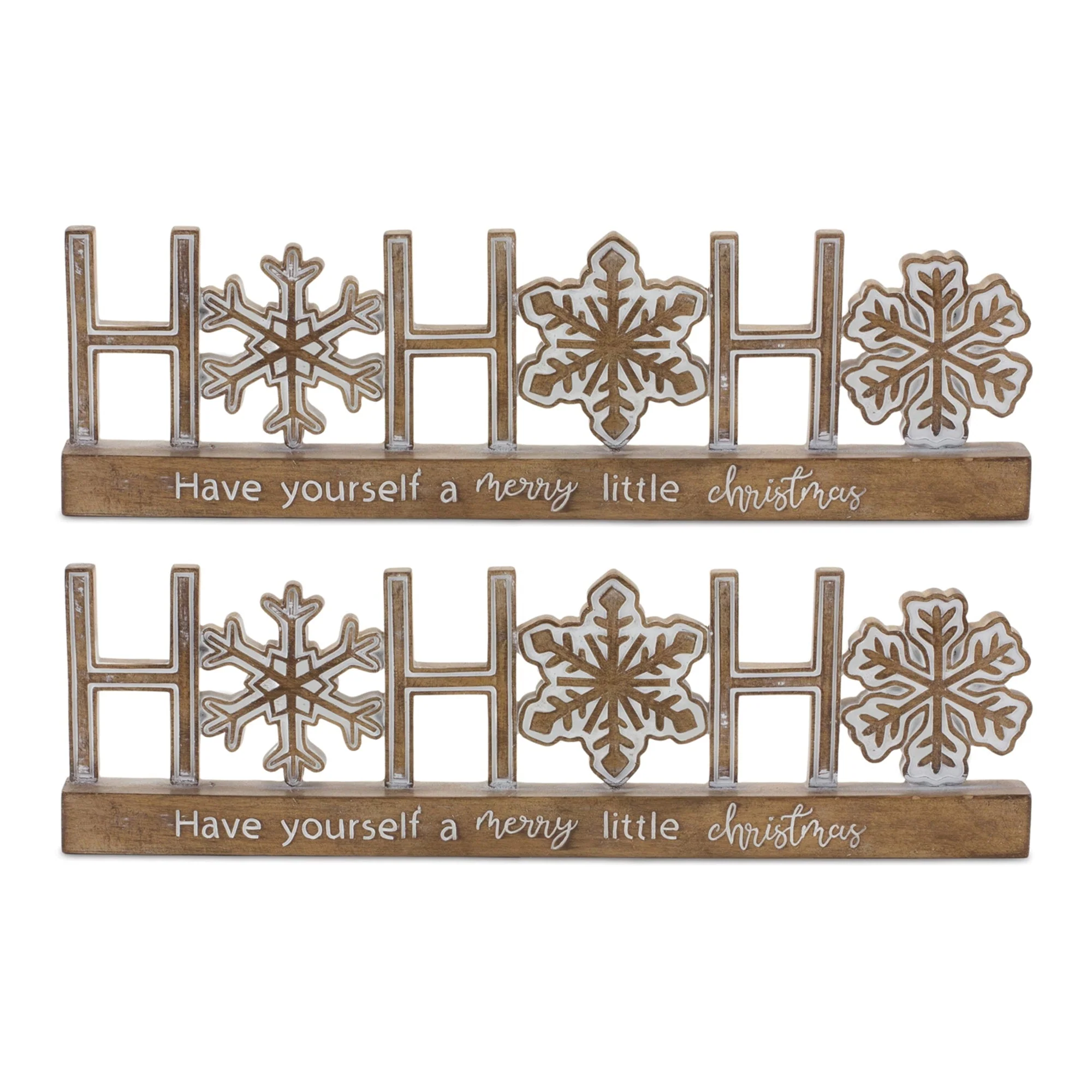 Ho Ho Ho Tabletop Sentiment Sign (Set of 2) - Image 4