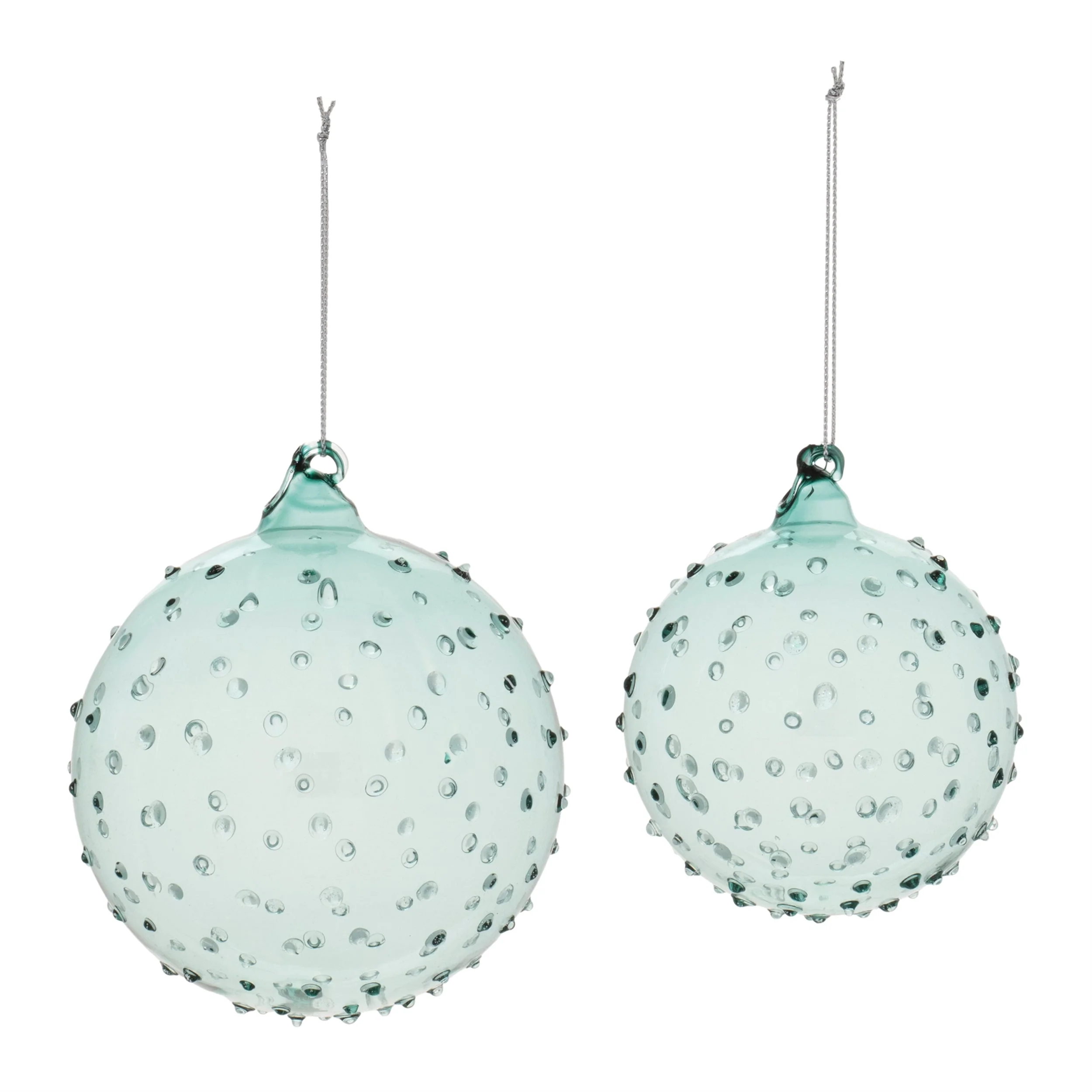 Hobnail Glass Ball Ornament (Set of 12) - Image 2