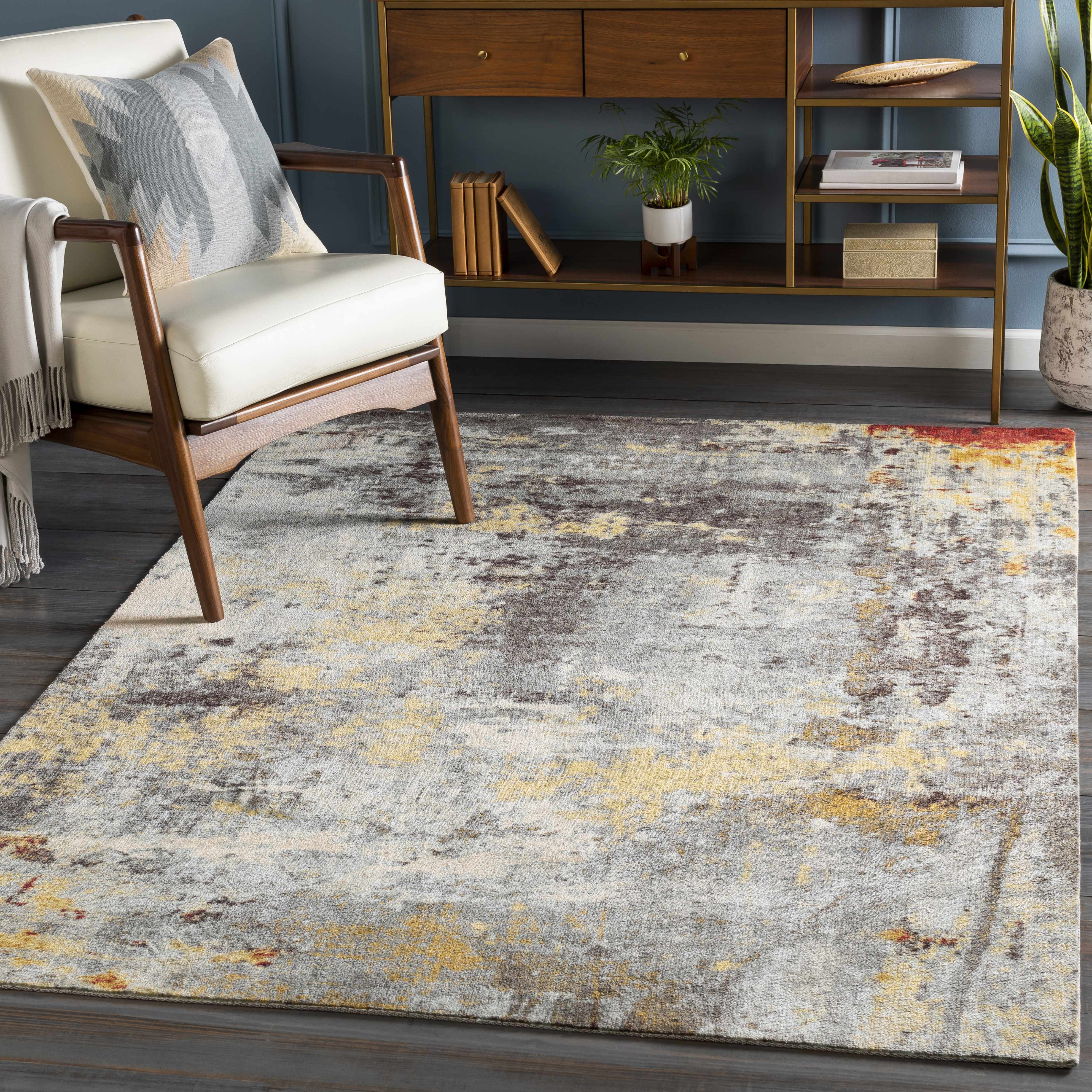 Hobson Abstract Area Rug - Clearance - Image 2