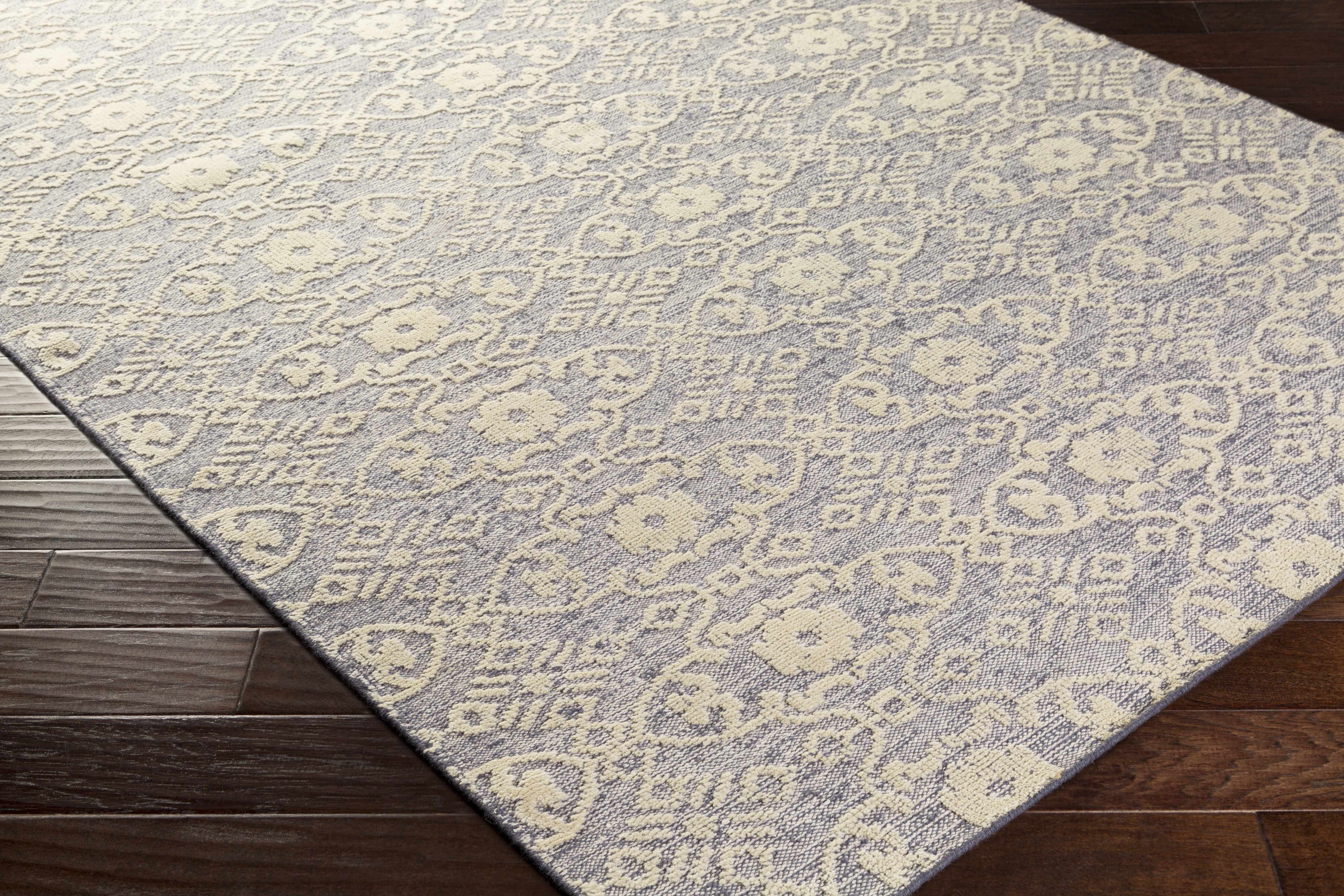 Hoisington Ivory Patterned Wool Rug - Clearance - Image 2