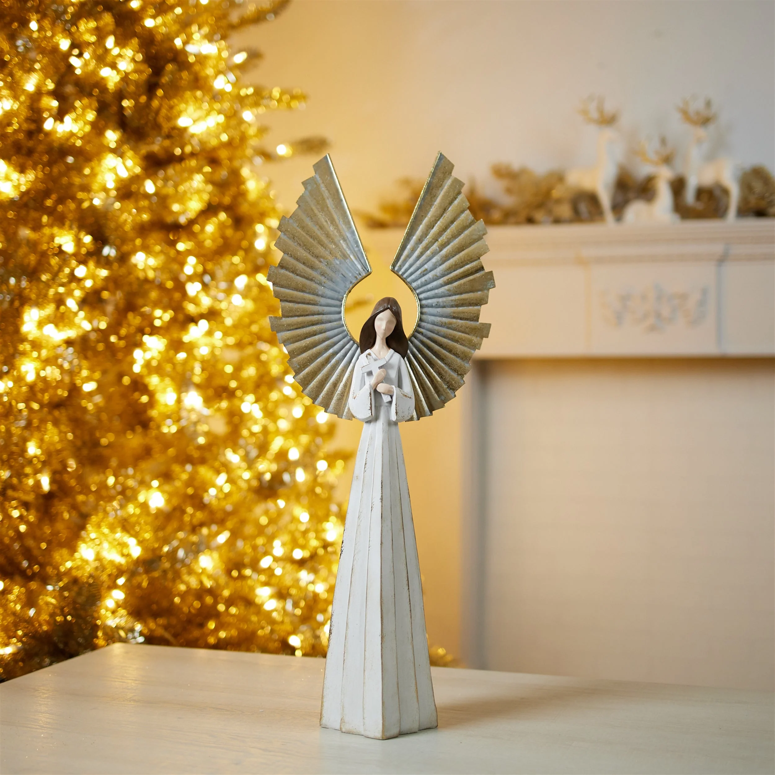 Holiday Angel Statue 24.5"H - Image 2