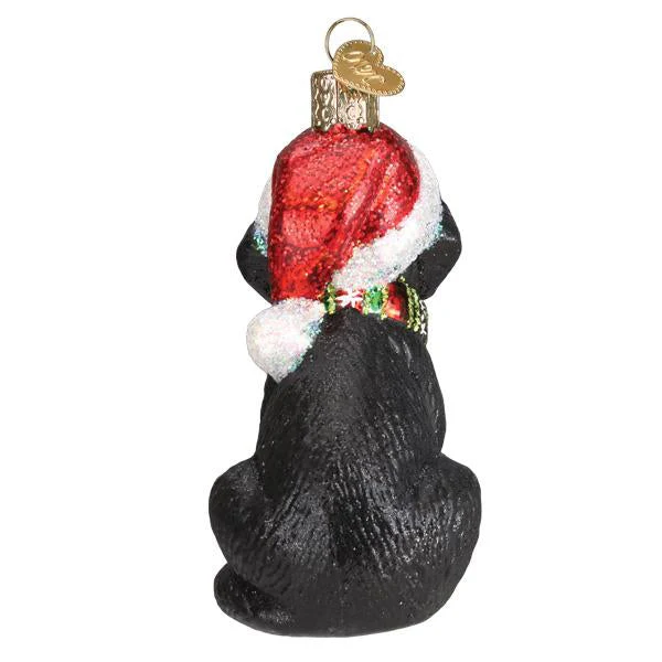 Holiday Black Labrador Puppy Ornament - Image 3