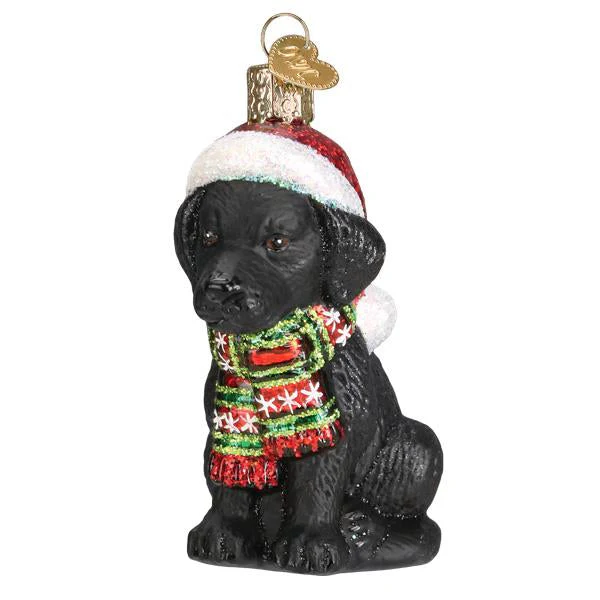 Holiday Black Labrador Puppy Ornament - Image 5