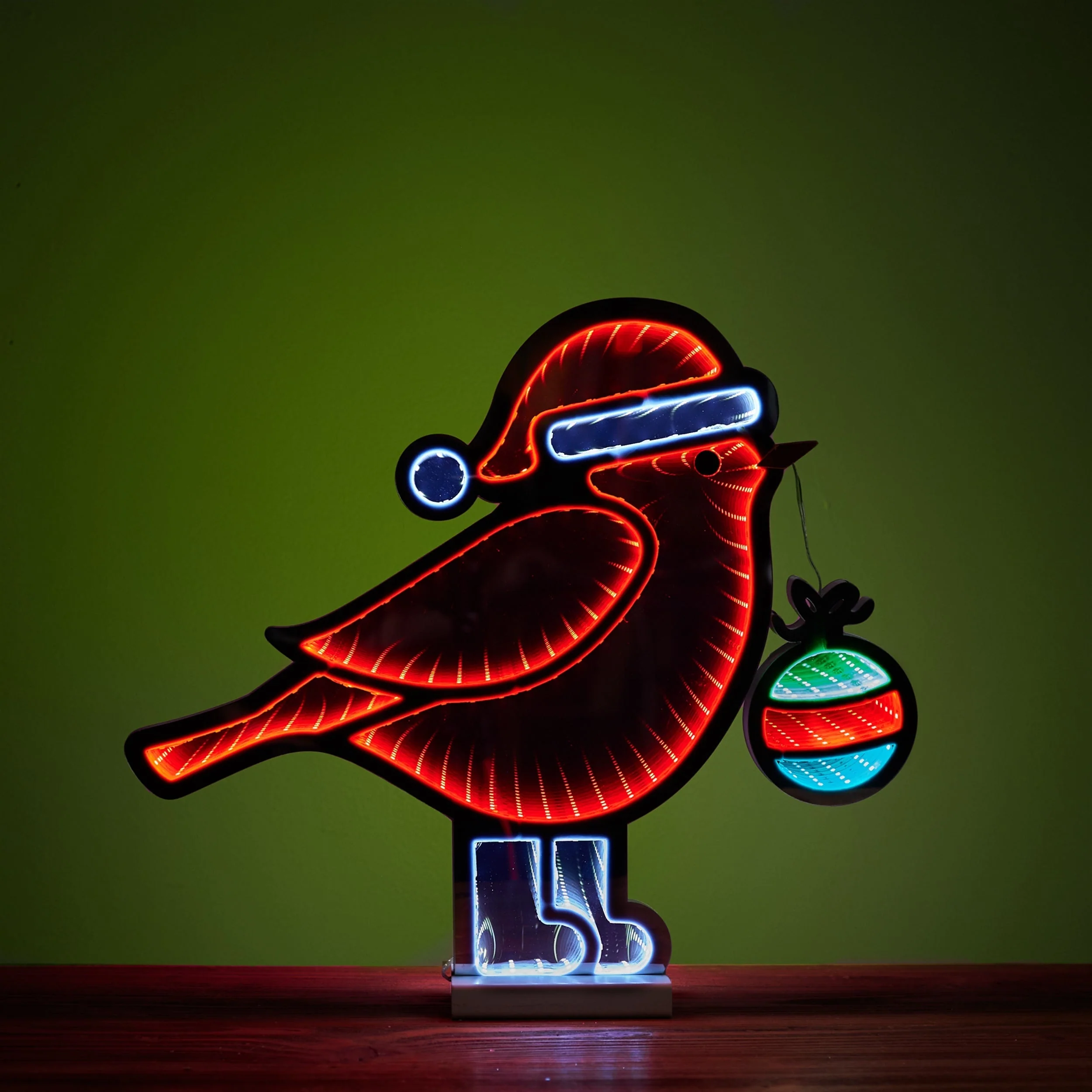 Holiday Cardinal Bird Ekkolight 15.75"H - Image 2