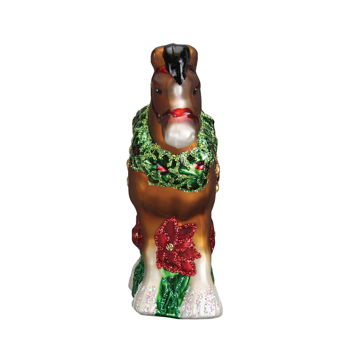 Holiday Clydesdale Ornament 3.5x4x1.25 by Old World Christmas - Image 5