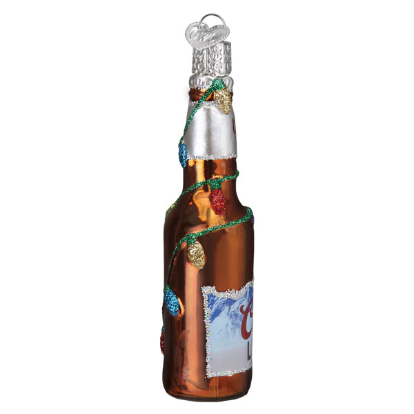 Holiday Coors Light Bottle Ornament - Image 5