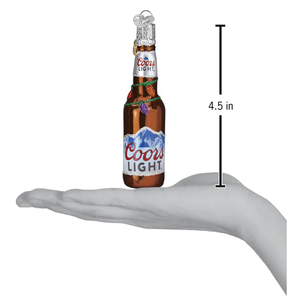 Holiday Coors Light Bottle Ornament - Image 6