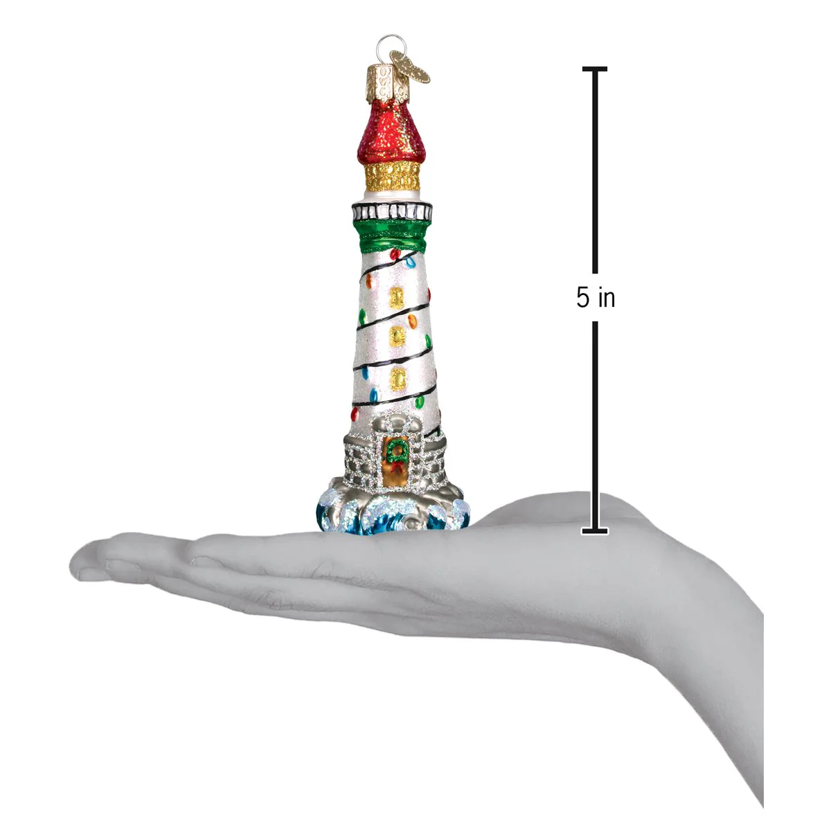 Holiday Lighthouse Ornament - Image 6