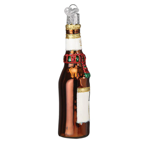 Holiday Miller Lite Bottle Christmas Ornament - Image 4