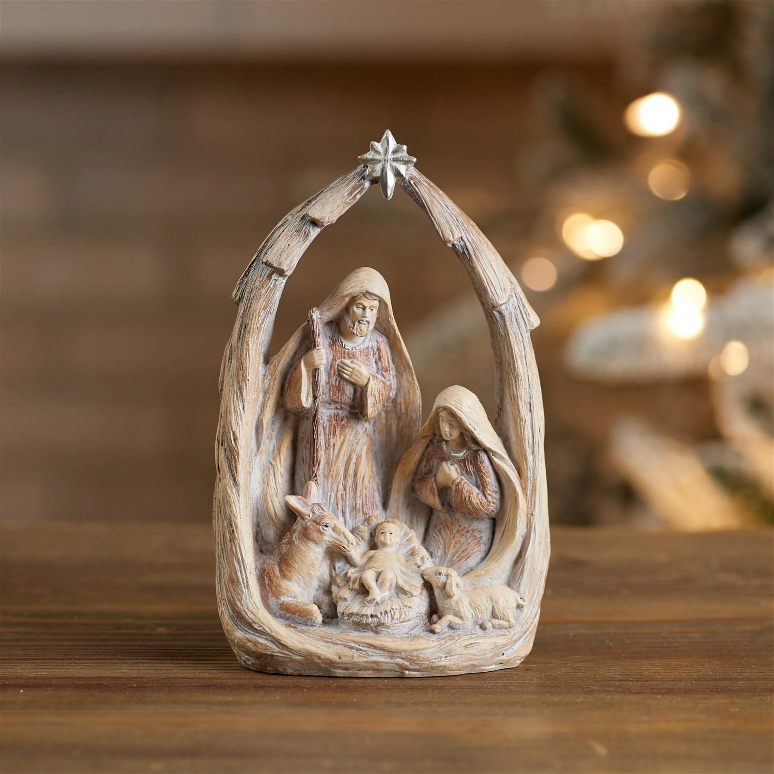 Holiday Nativity Scene Display 8"H - Image 2