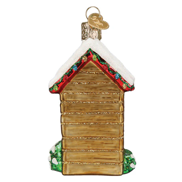 Holiday Outhouse Ornament - Image 4