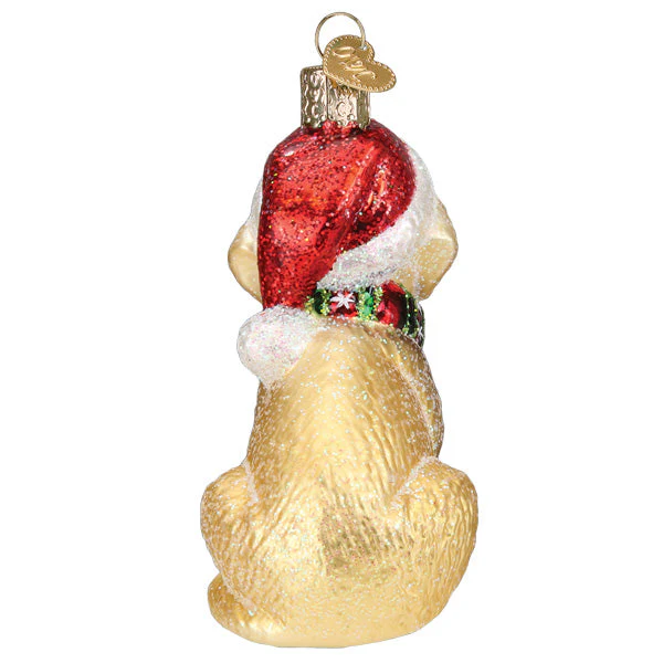 Holiday Yellow Labrador Puppy Ornament - Image 5