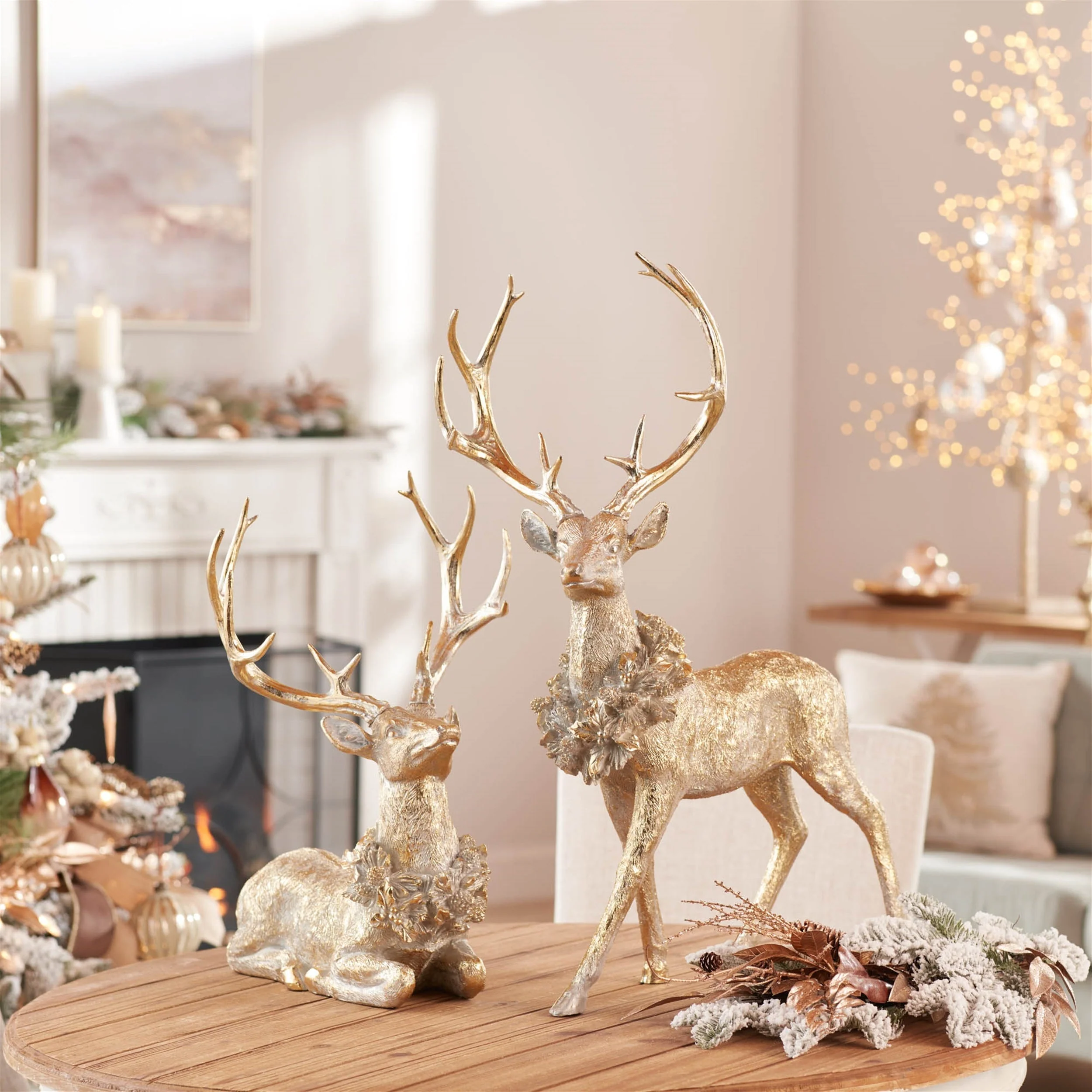 Holiday Deer Figurine (Set of 2) - Image 5