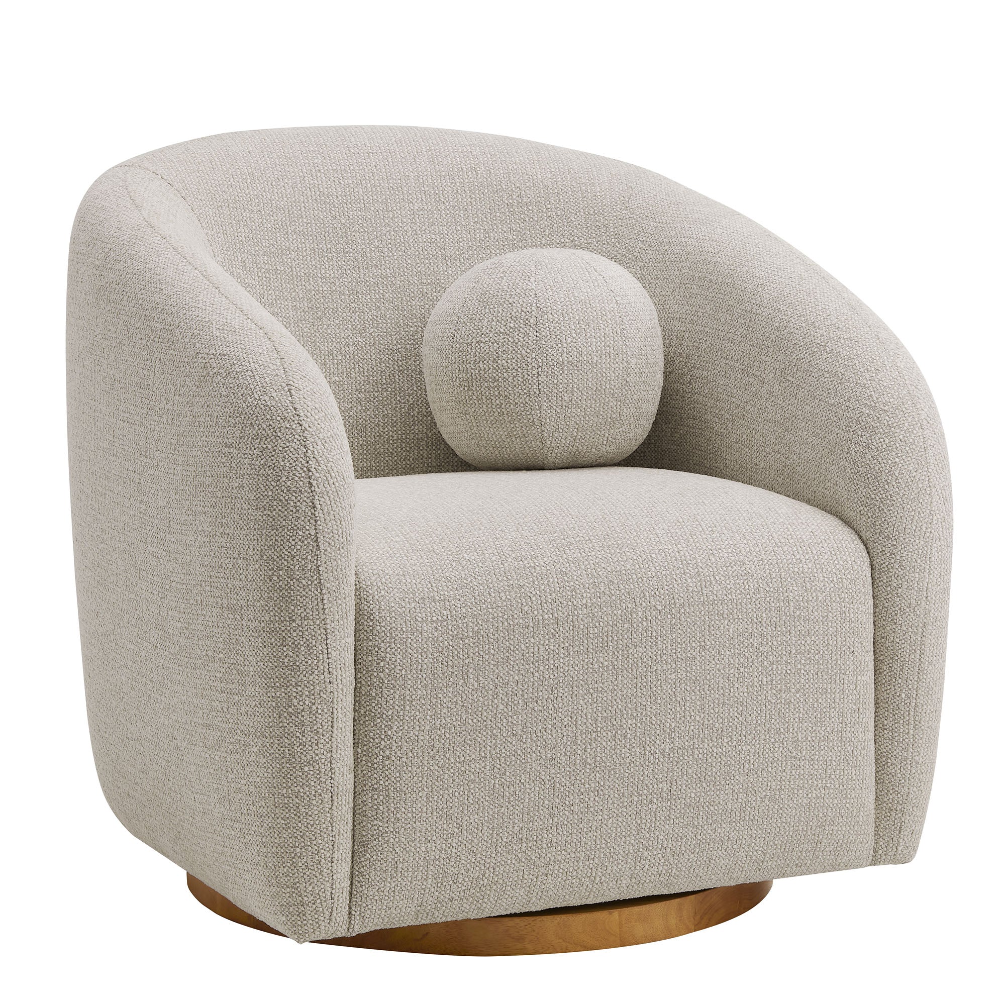 Holland Swivel Chenille Fabric Armchair by Modway - Image 20