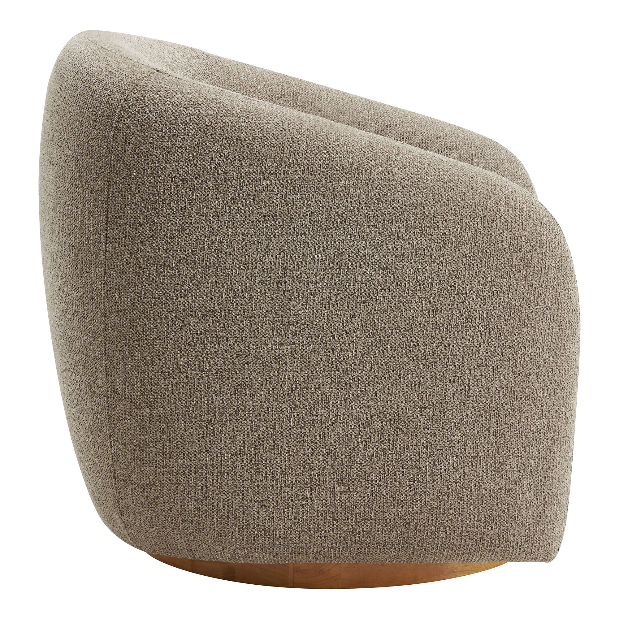Holland Swivel Chenille Fabric Armchair by Modway - Image 5