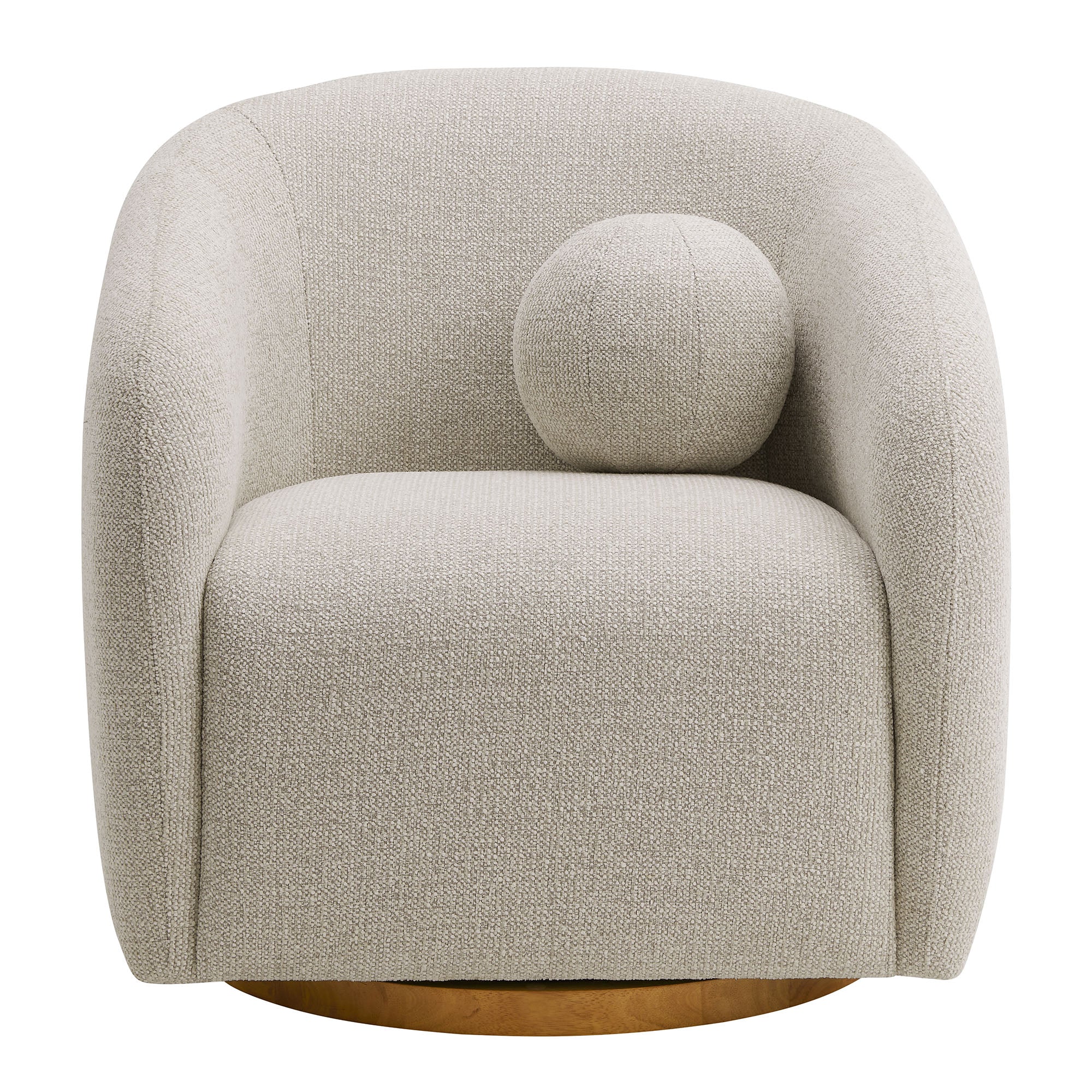 Holland Swivel Chenille Fabric Armchair by Modway - Image 8