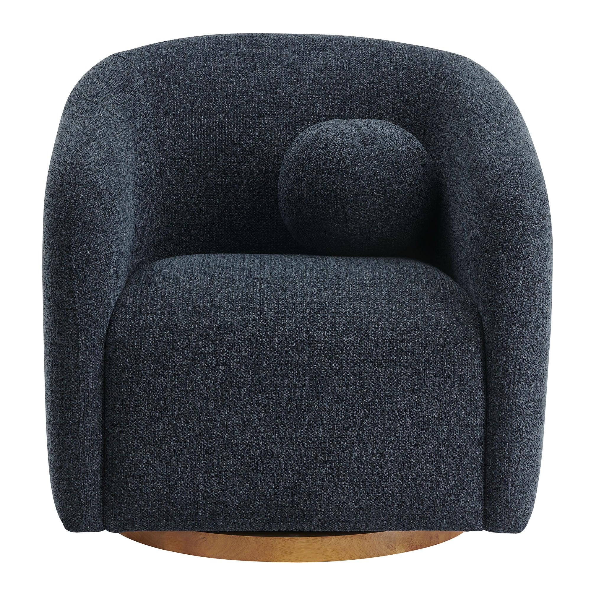Holland Swivel Chenille Fabric Armchair by Modway - Image 9