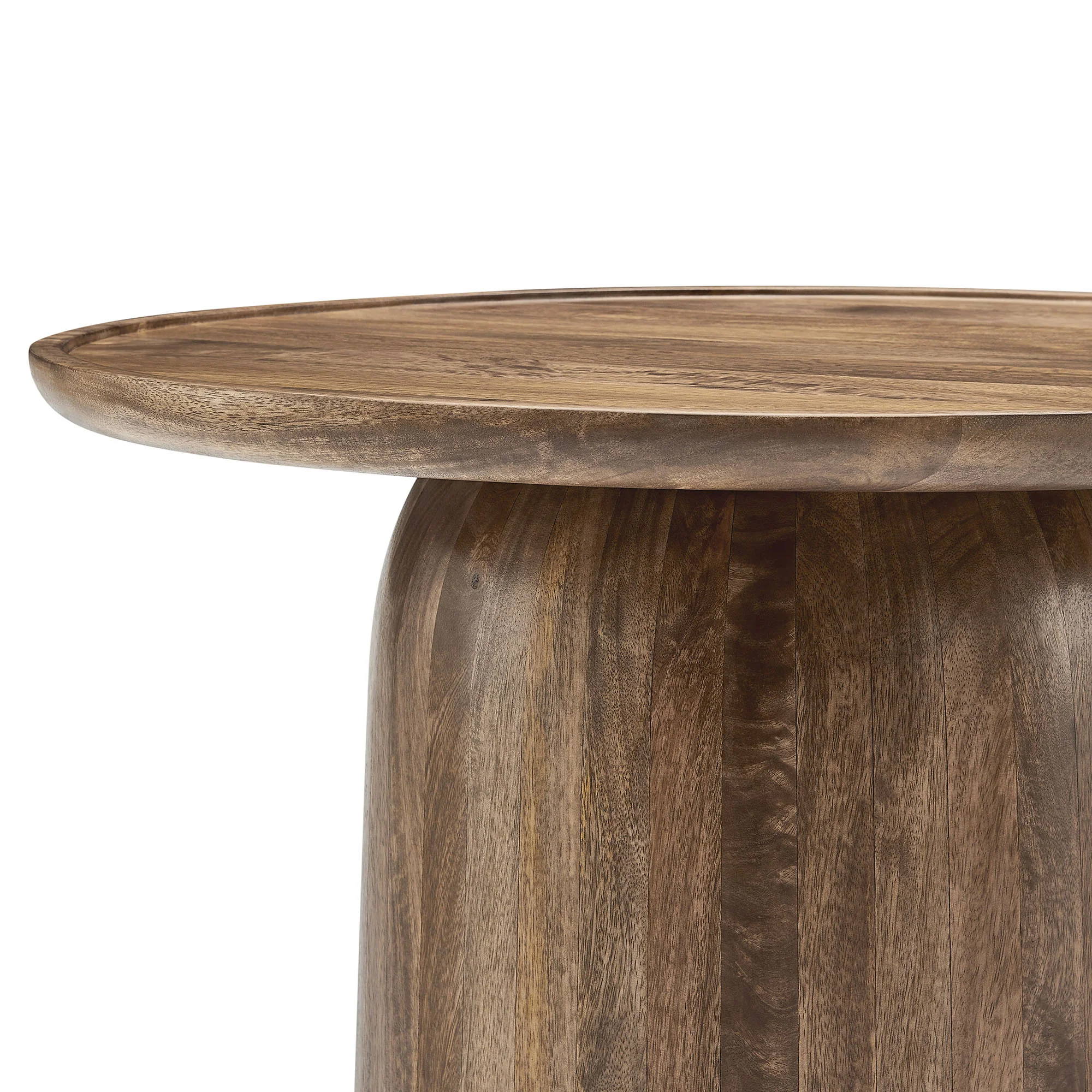 Holloway 30" Round Mango Wood Coffee Table by Modway - Image 10