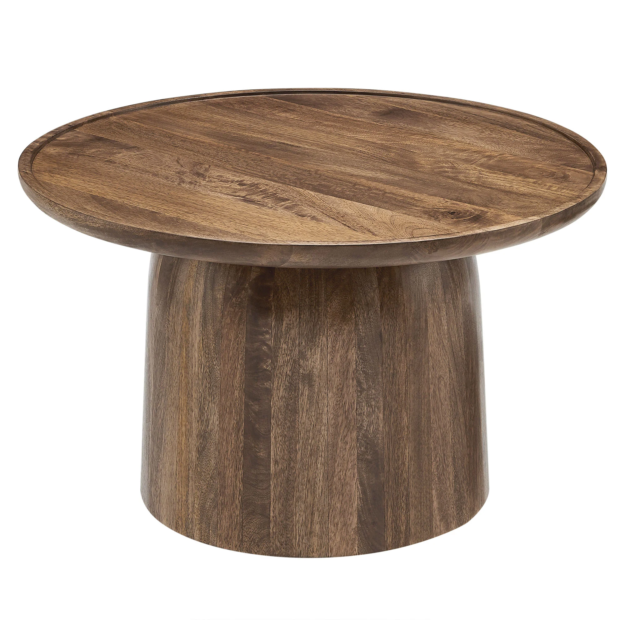 Holloway 30" Round Mango Wood Coffee Table by Modway - Image 11