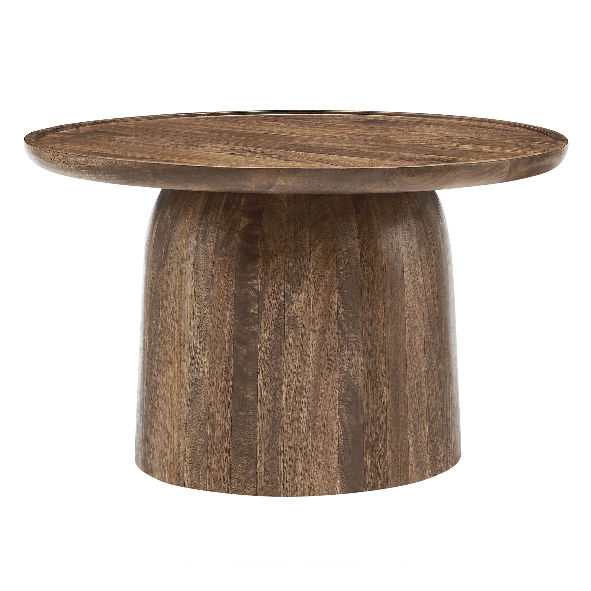Holloway 30" Round Mango Wood Coffee Table by Modway - Image 14