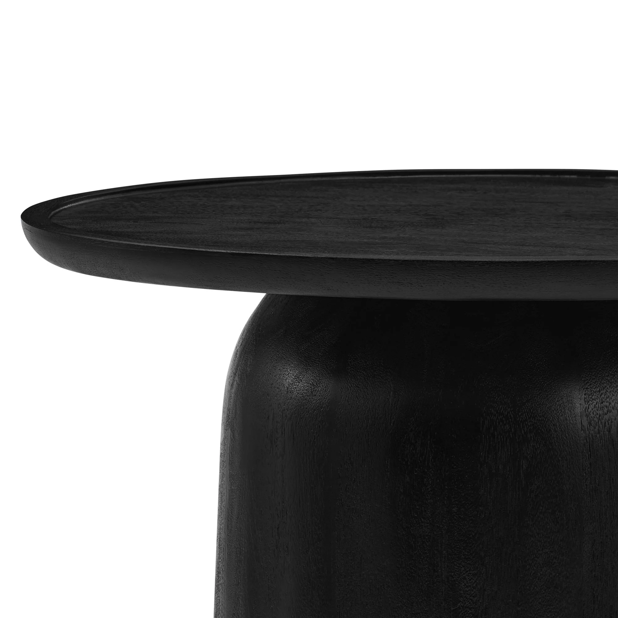 Holloway 30" Round Mango Wood Coffee Table by Modway - Image 5